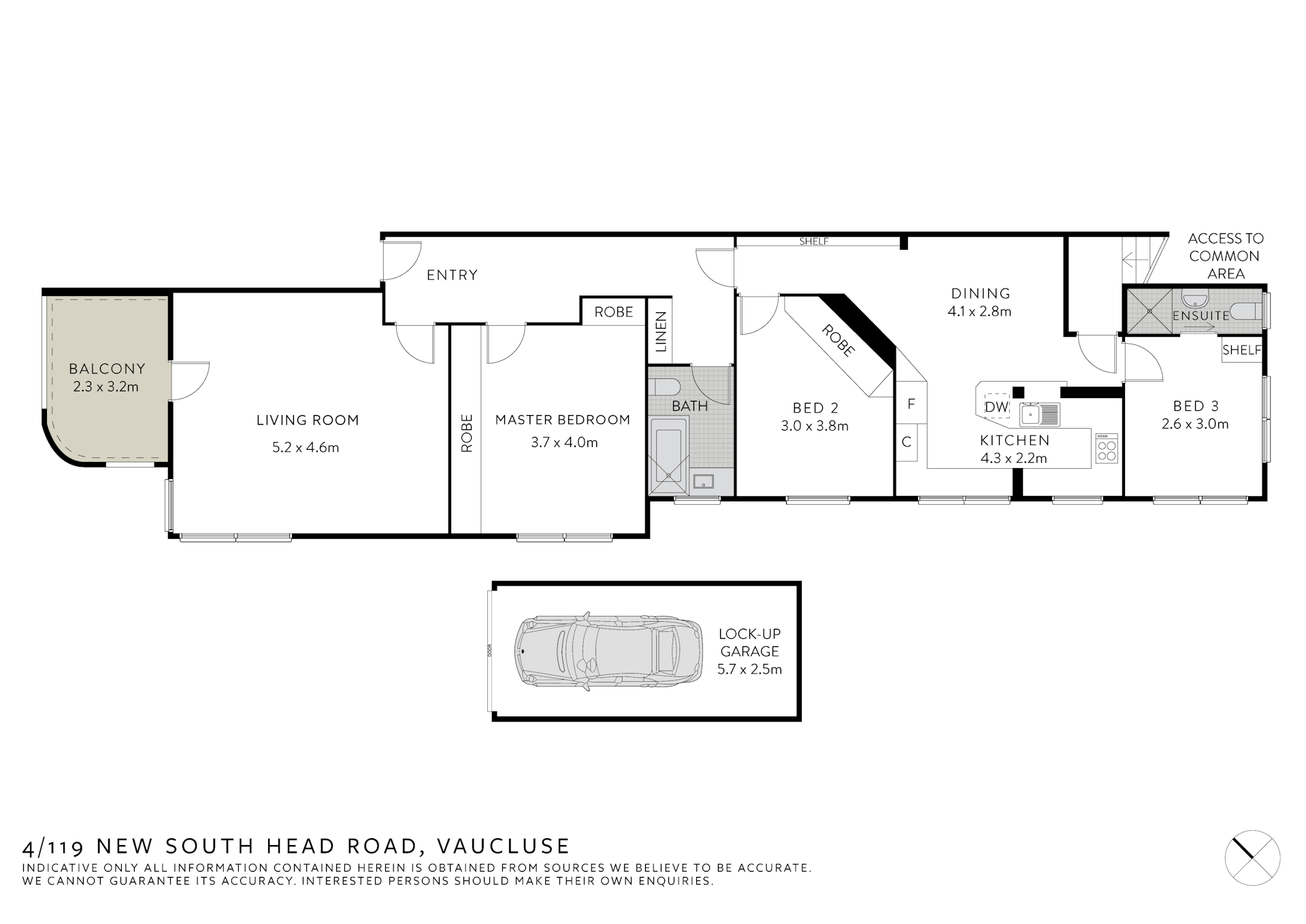 4/119 New South Head Road, Vaucluse NSW