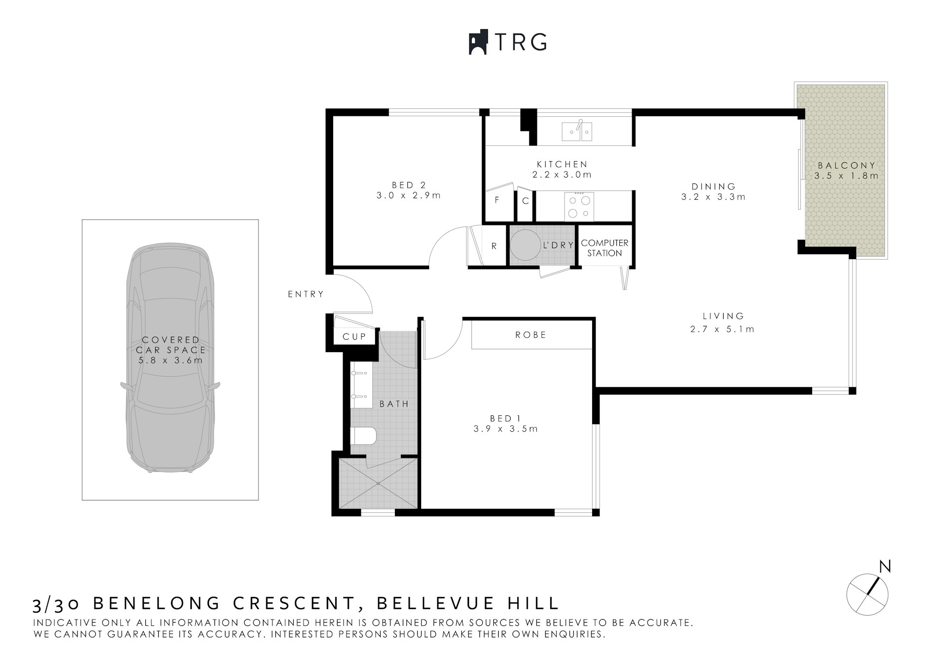 3/30 Benelong Crescent, Bellevue Hill NSW