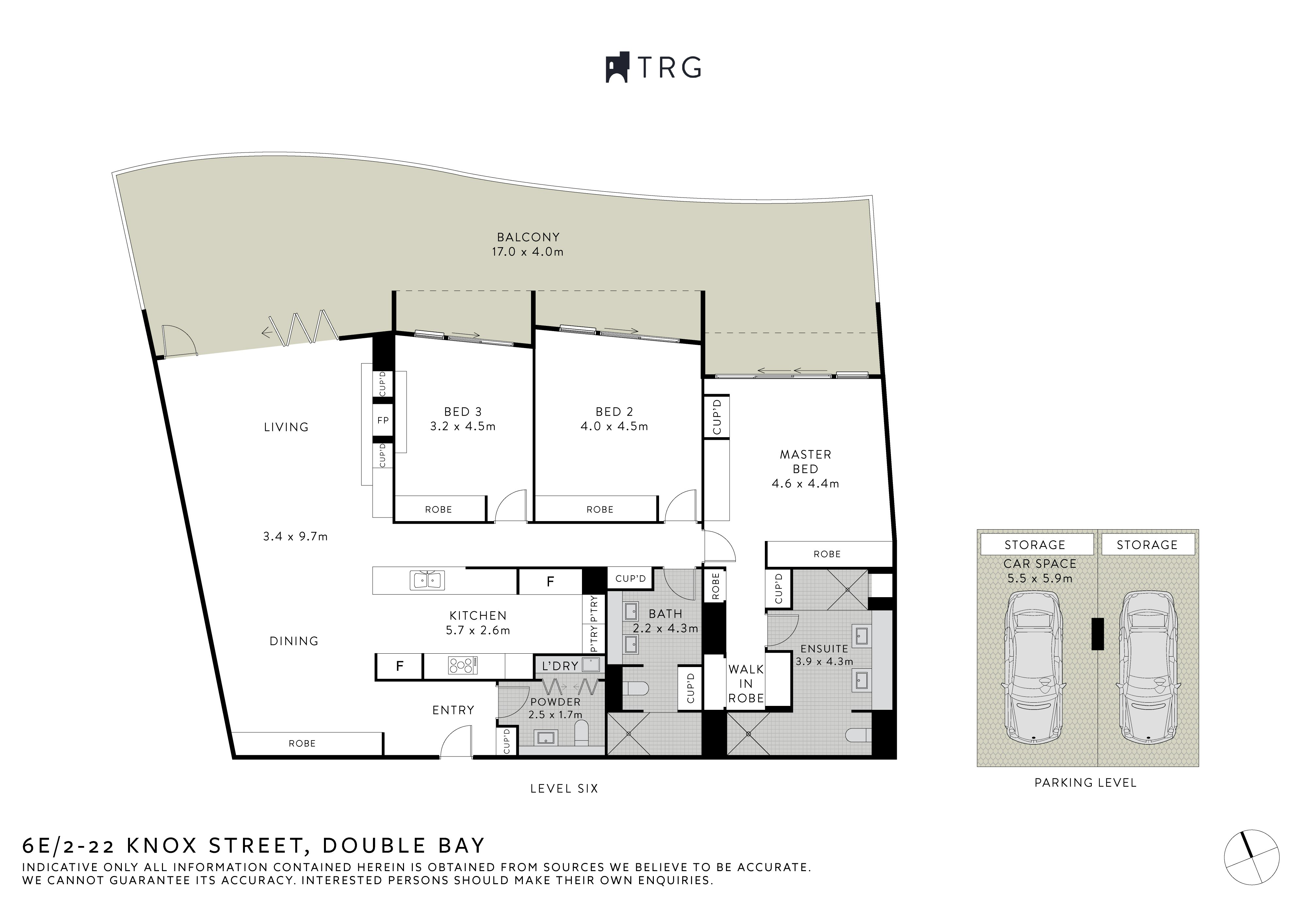 6E/2-22 Knox Street, Double Bay NSW