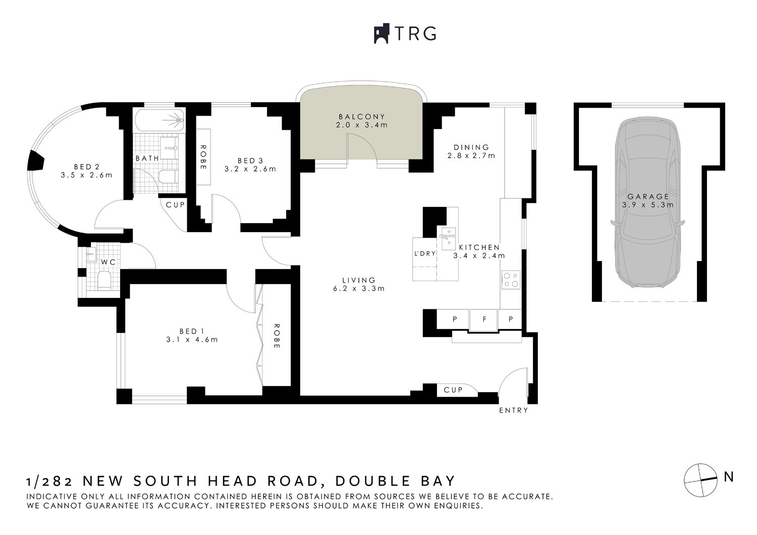 1/282 New South Head Road, Double Bay NSW