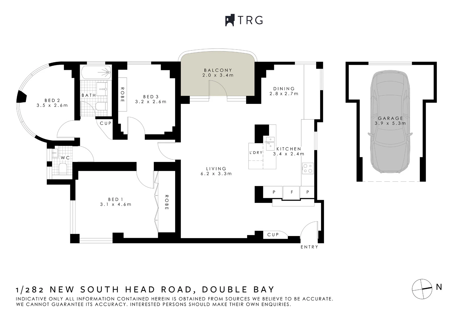 1/282 New South Head Road, Double Bay NSW