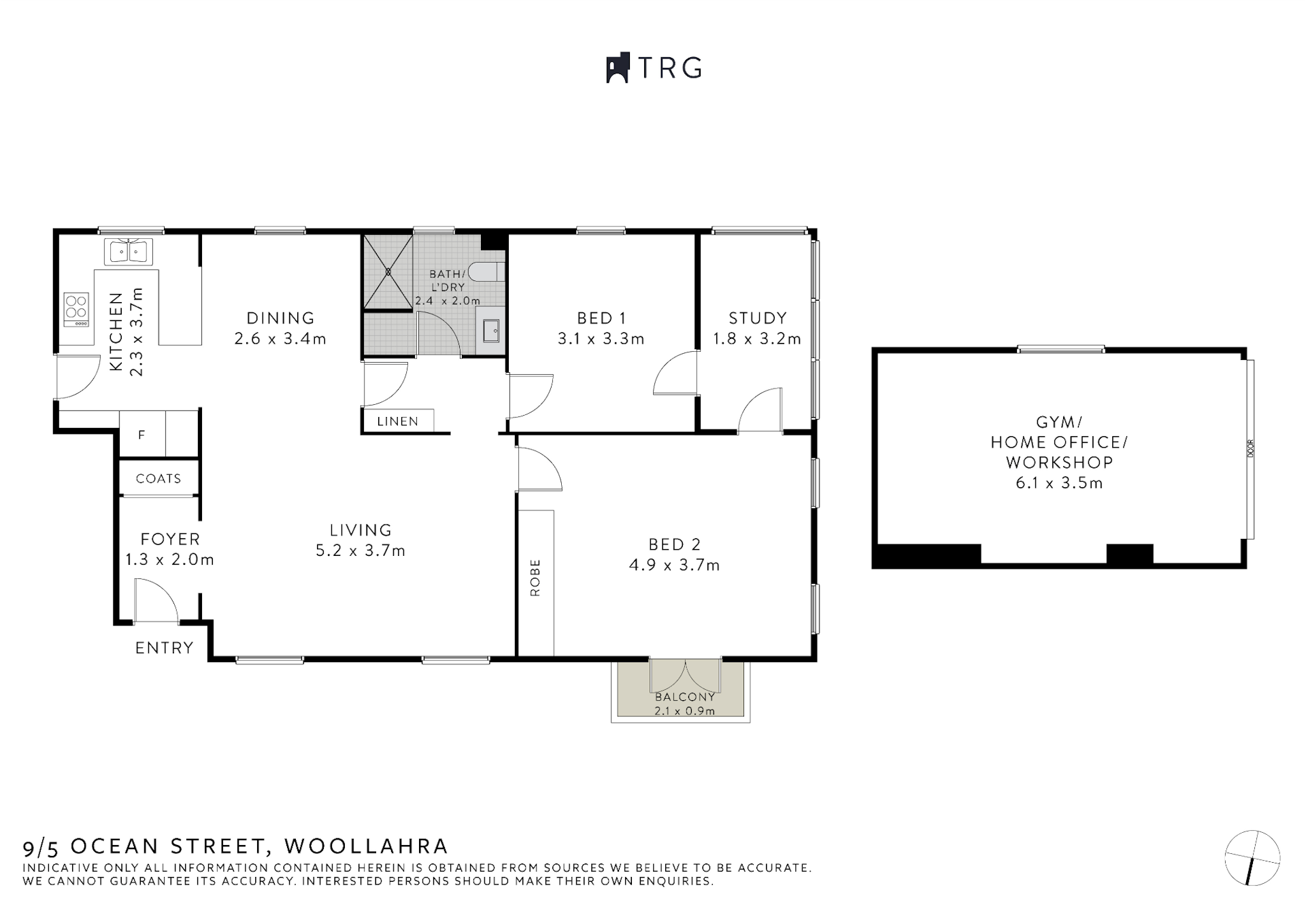 9/5 Ocean Street, Woollahra NSW