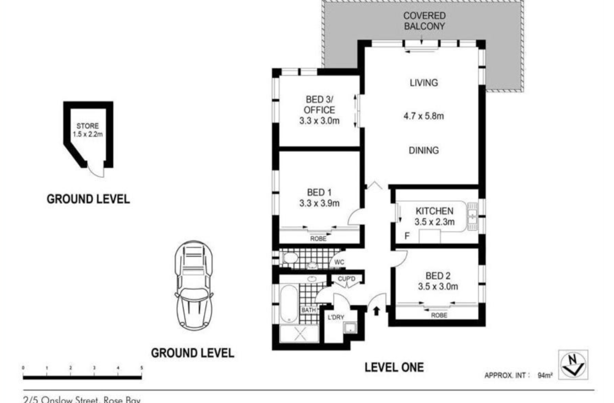 2/5 Onslow Street, Rose Bay NSW
