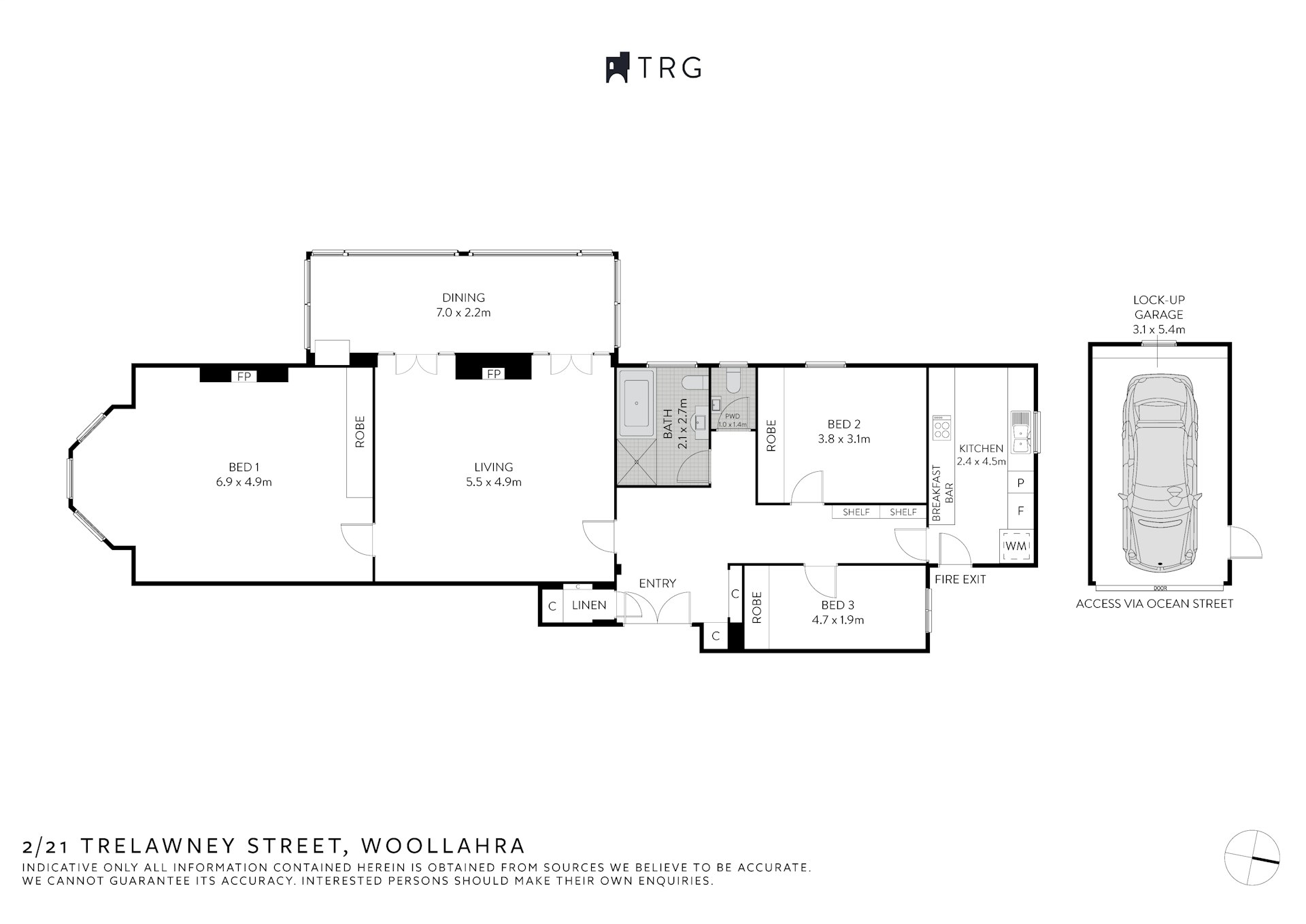 2/21 Trelawney Street, Woollahra NSW