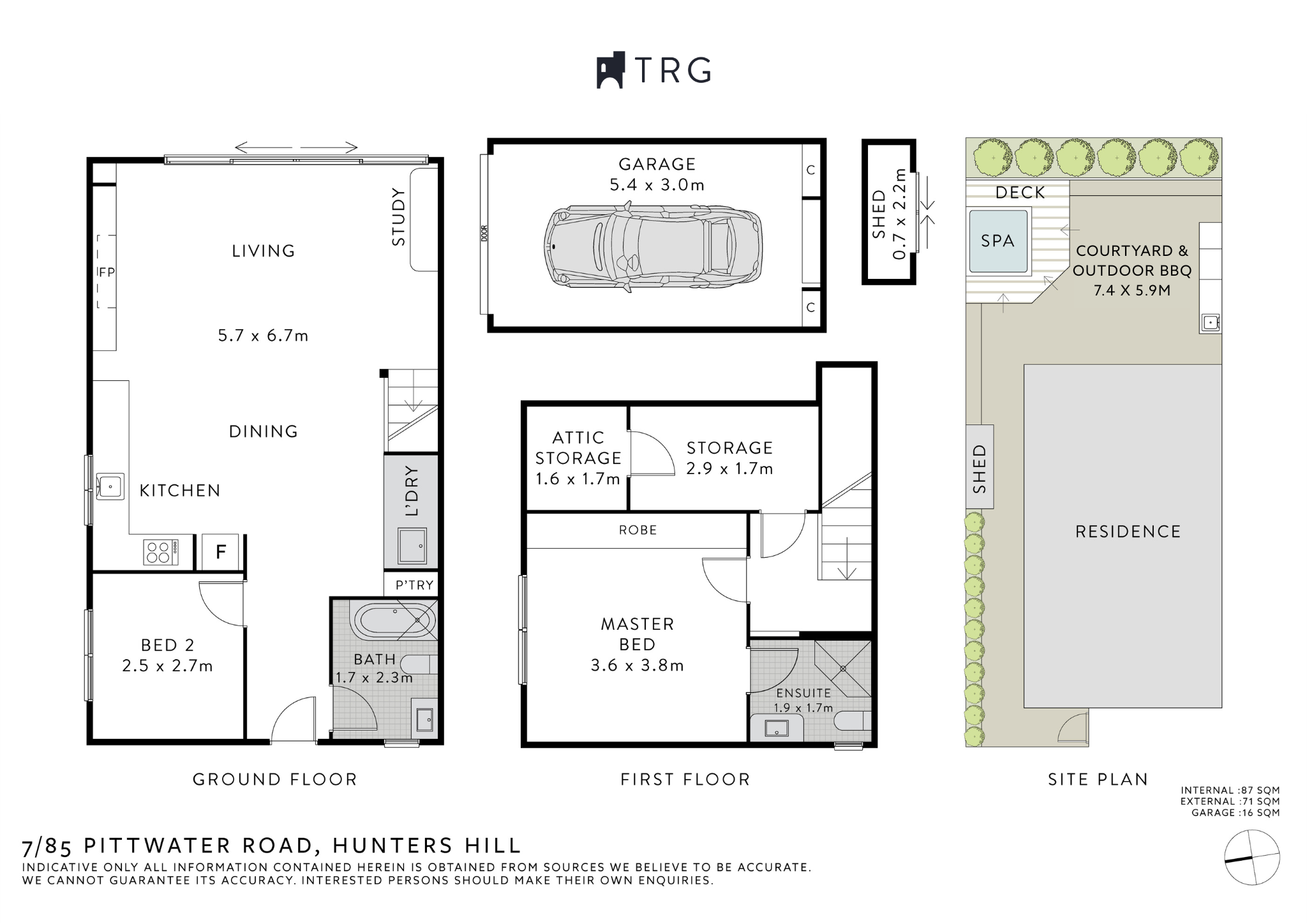 7/85 Pittwater Road, Hunters Hill NSW