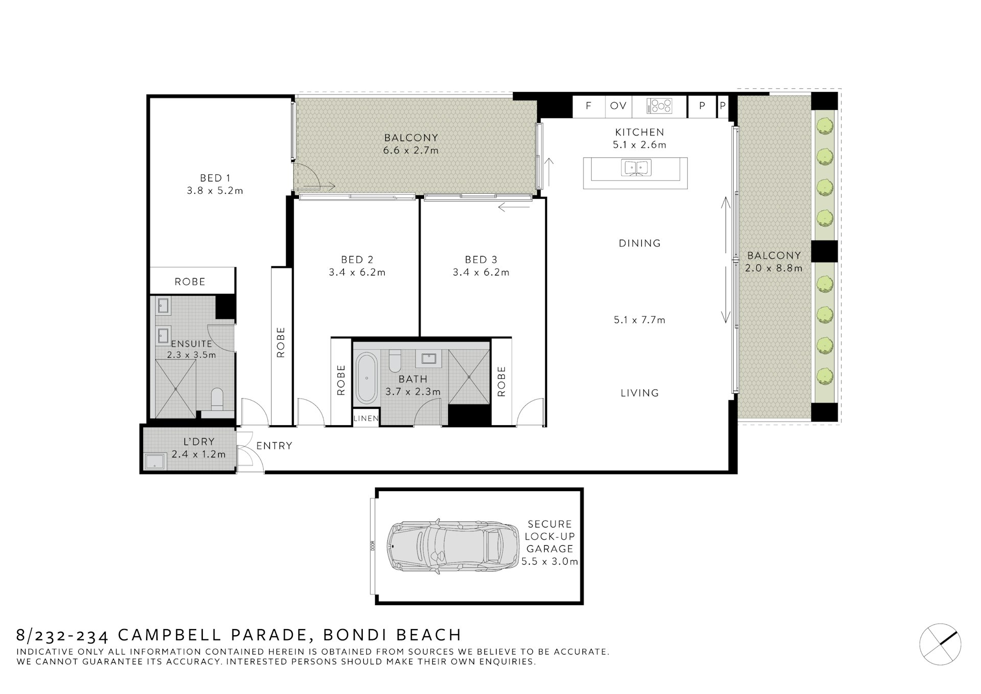 8/232-234 Campbell Parade, Bondi Beach NSW