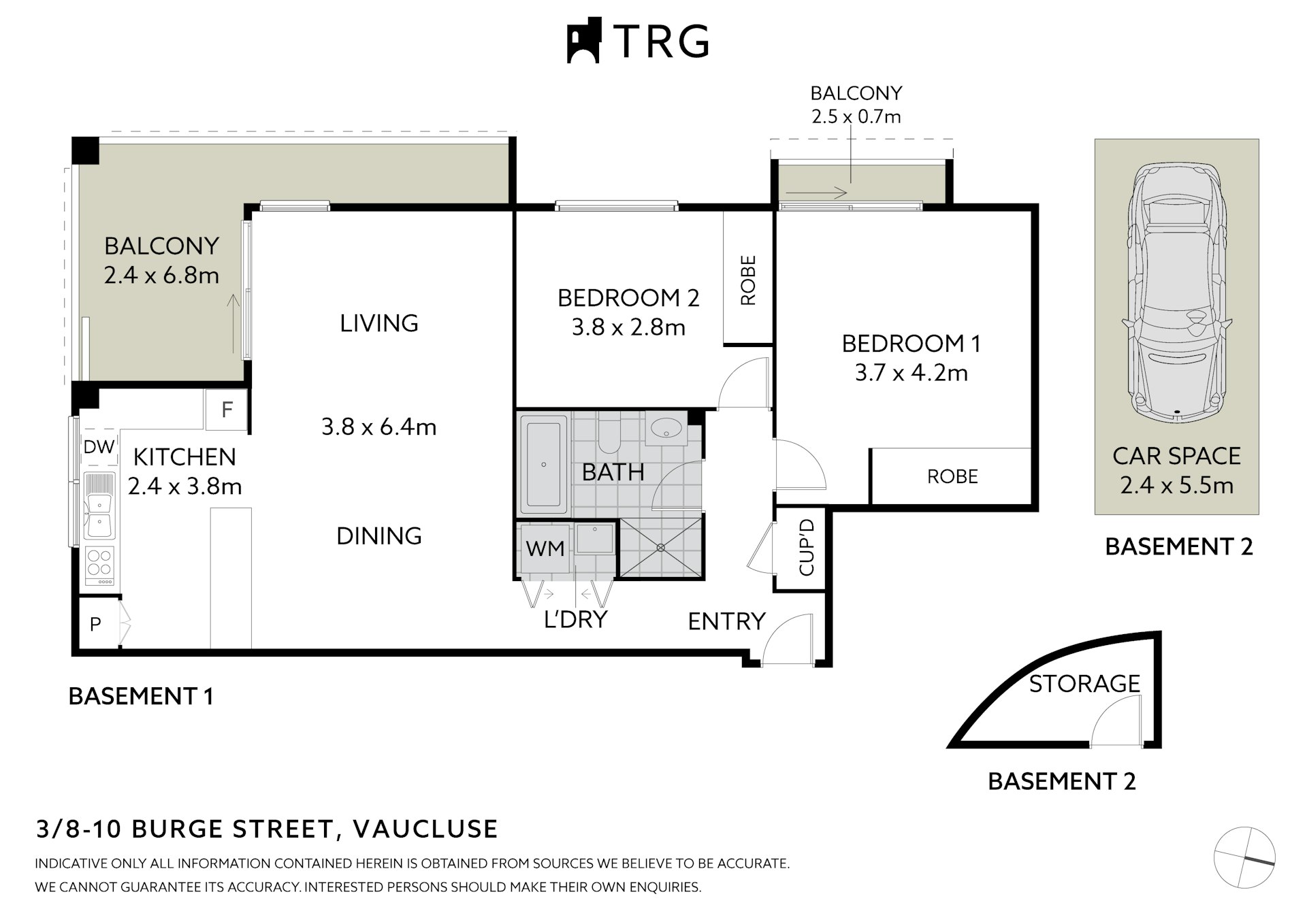 3/8-10 Burge Street, Vaucluse NSW