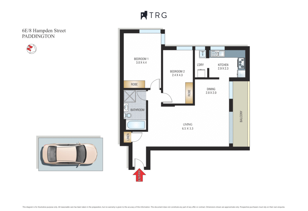 6E/8 Hampden Street, Paddington NSW