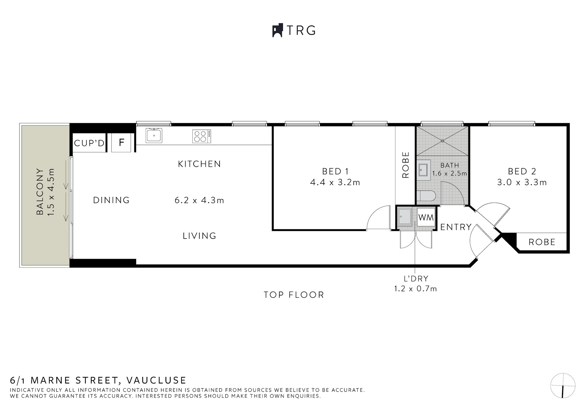6/1 Marne Street, Vaucluse NSW