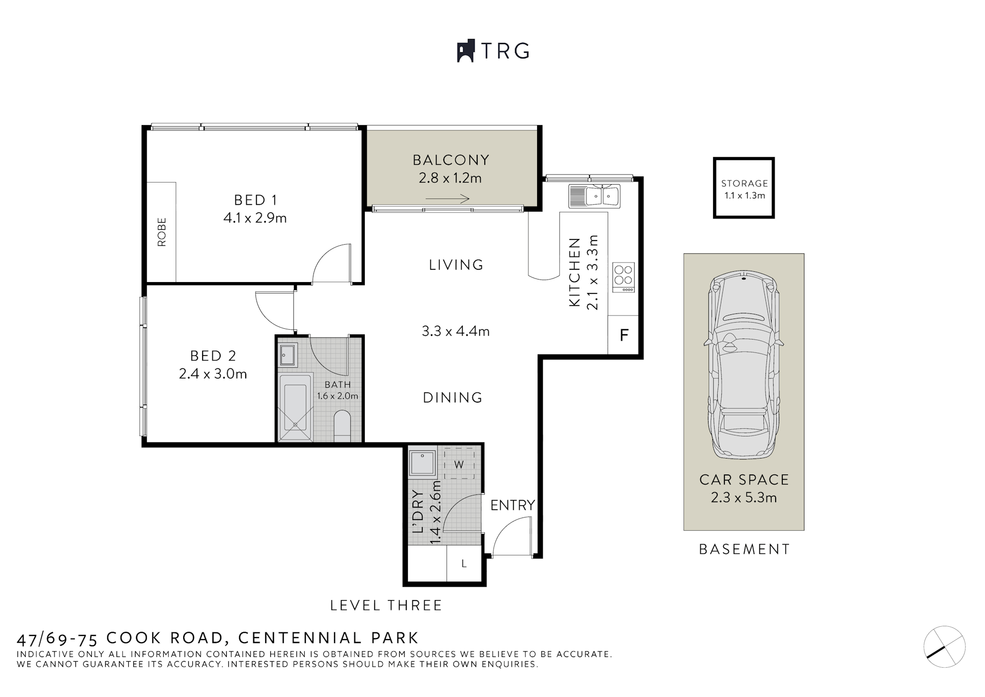 47/69-75 Cook Road, Centennial Park NSW