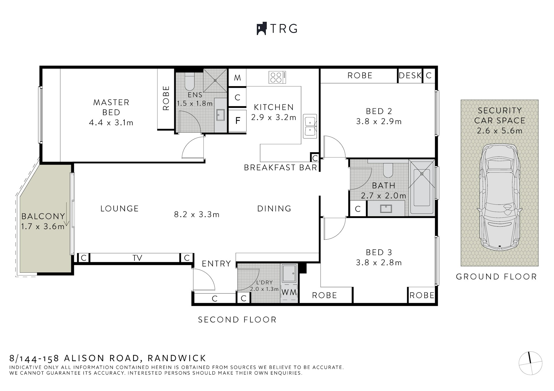8/144-158 Alison Road (Access Via Church Street), Randwick NSW