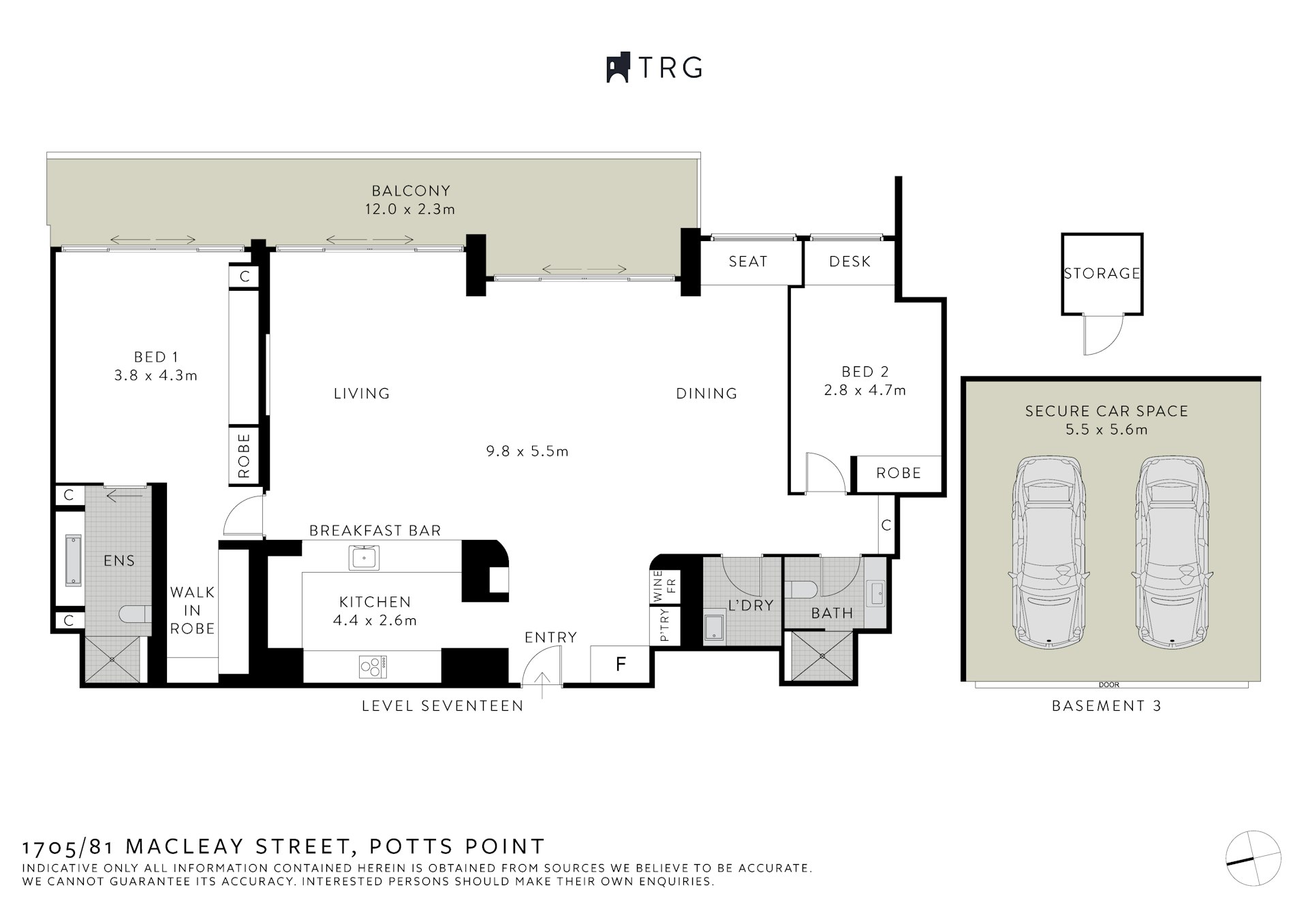 1705/81 Macleay Street, Potts Point NSW