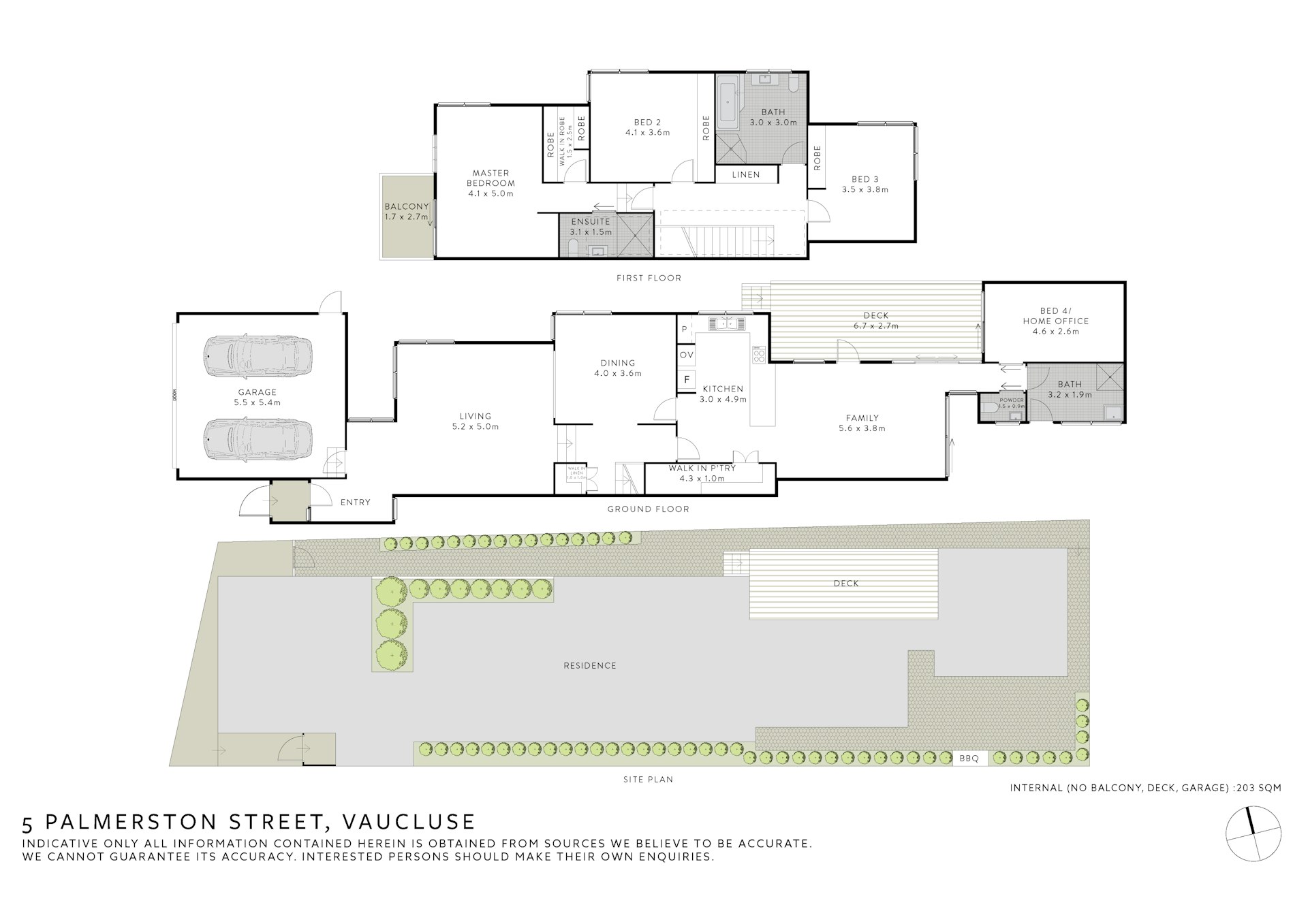 5 Palmerston Street, Vaucluse NSW