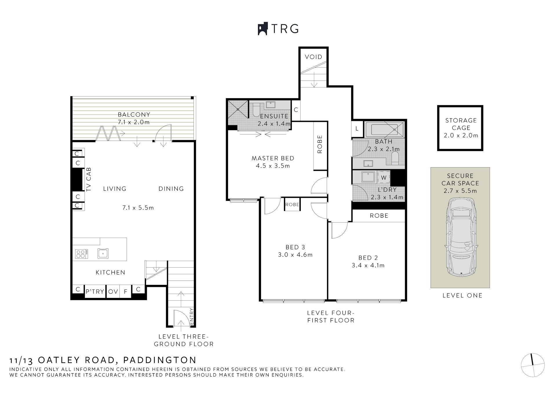 11/13 Oatley Road (Access Via 255B Oxford Street), Paddington NSW