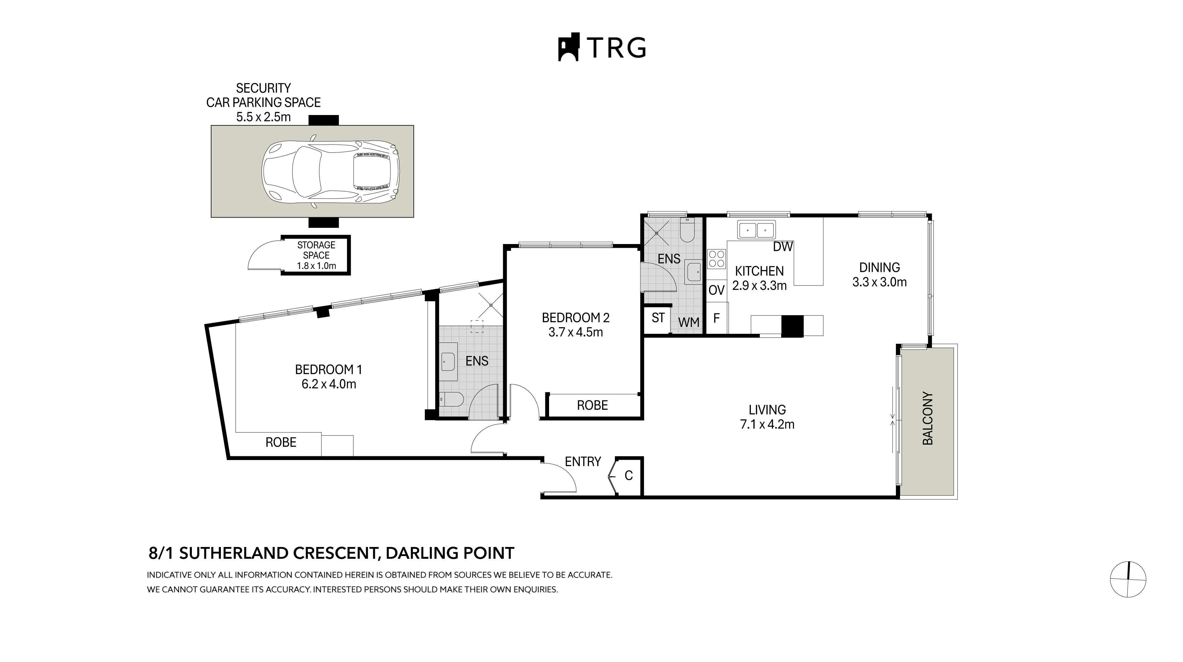 8/1 Sutherland Crescent, Darling Point NSW