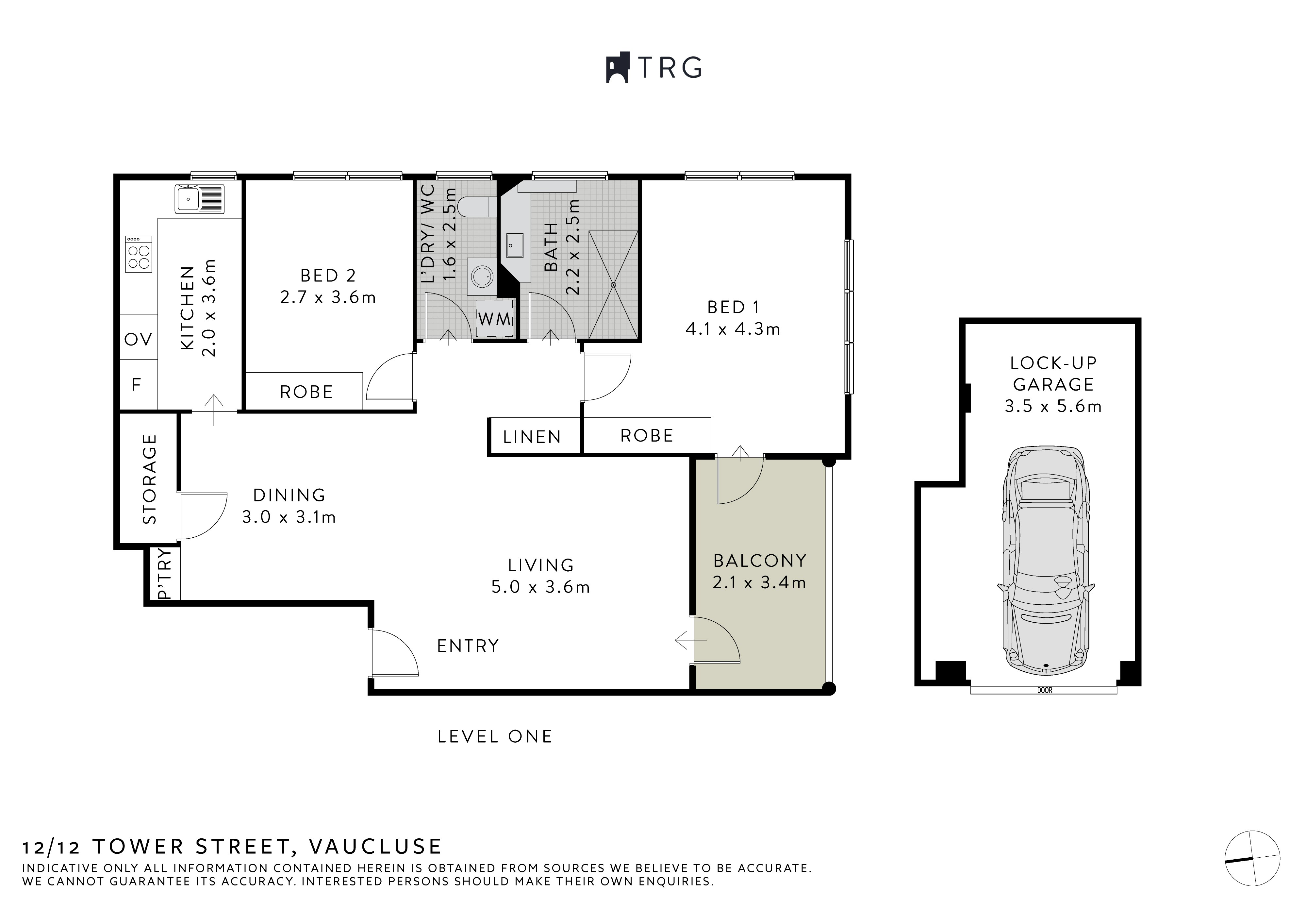 12/12 Tower Street, Vaucluse NSW