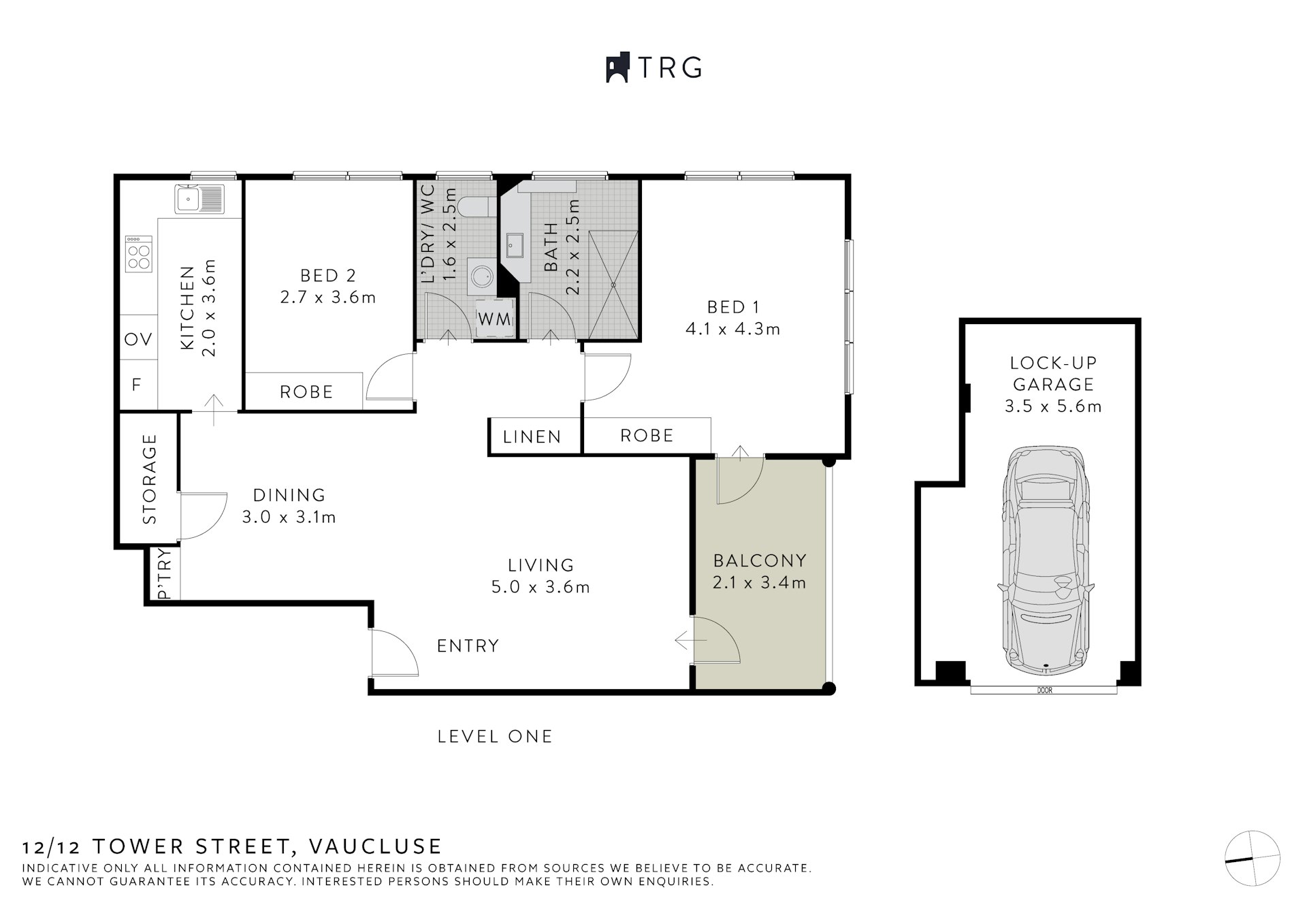 12/12 Tower Street, Vaucluse NSW