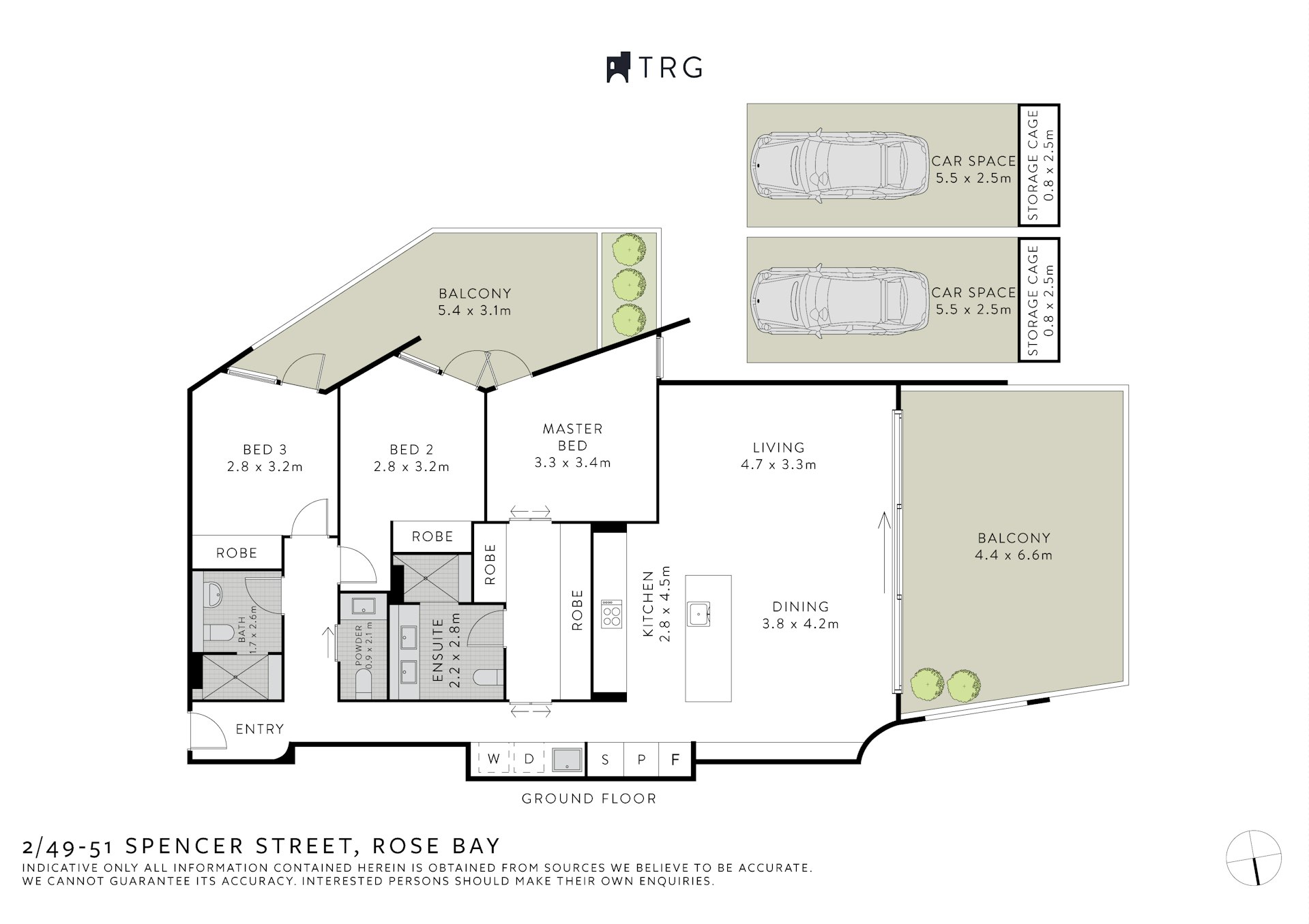 2/49-51 Spencer Street, Rose Bay NSW