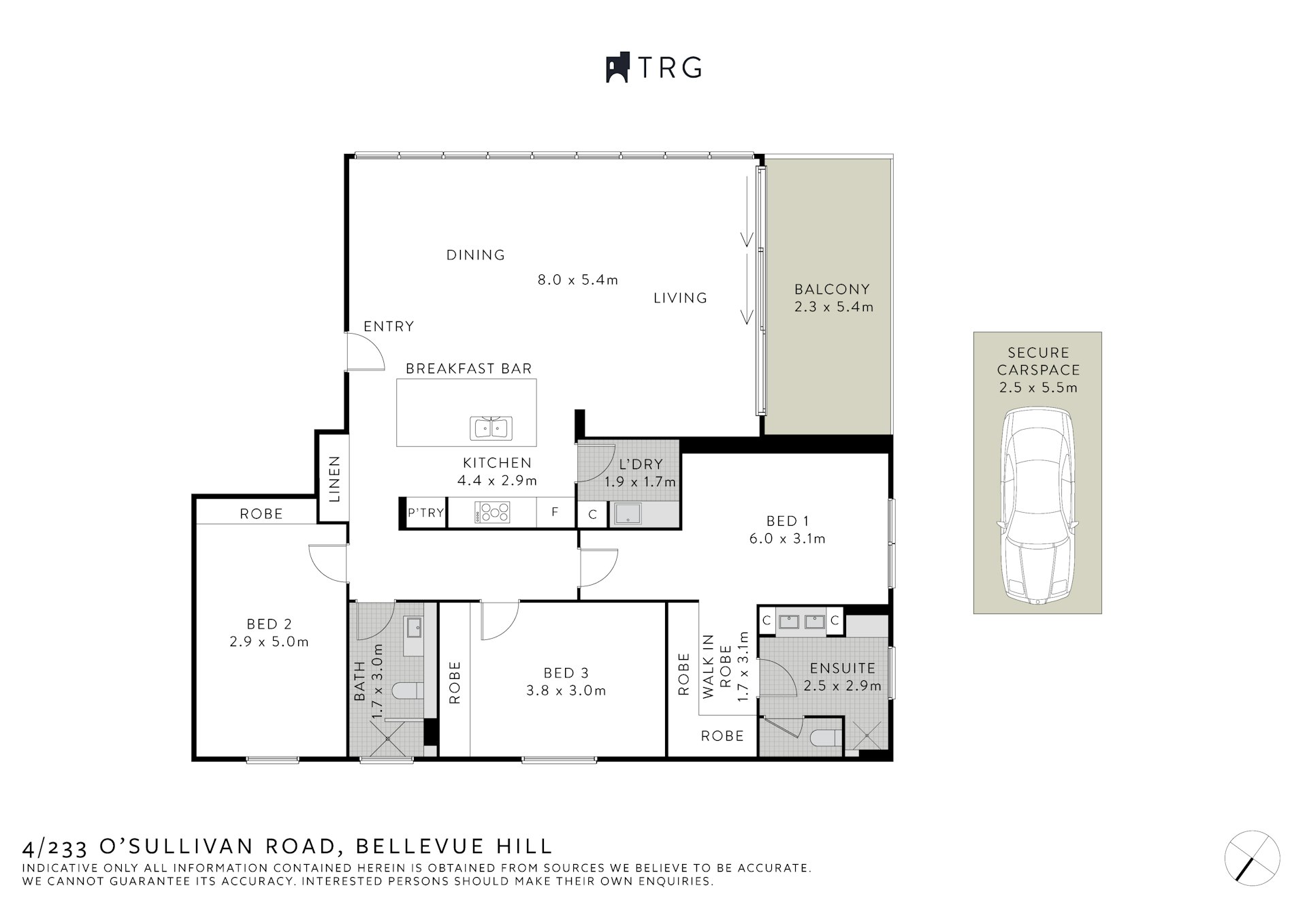 4/233 O'Sullivan Road, Bellevue Hill NSW