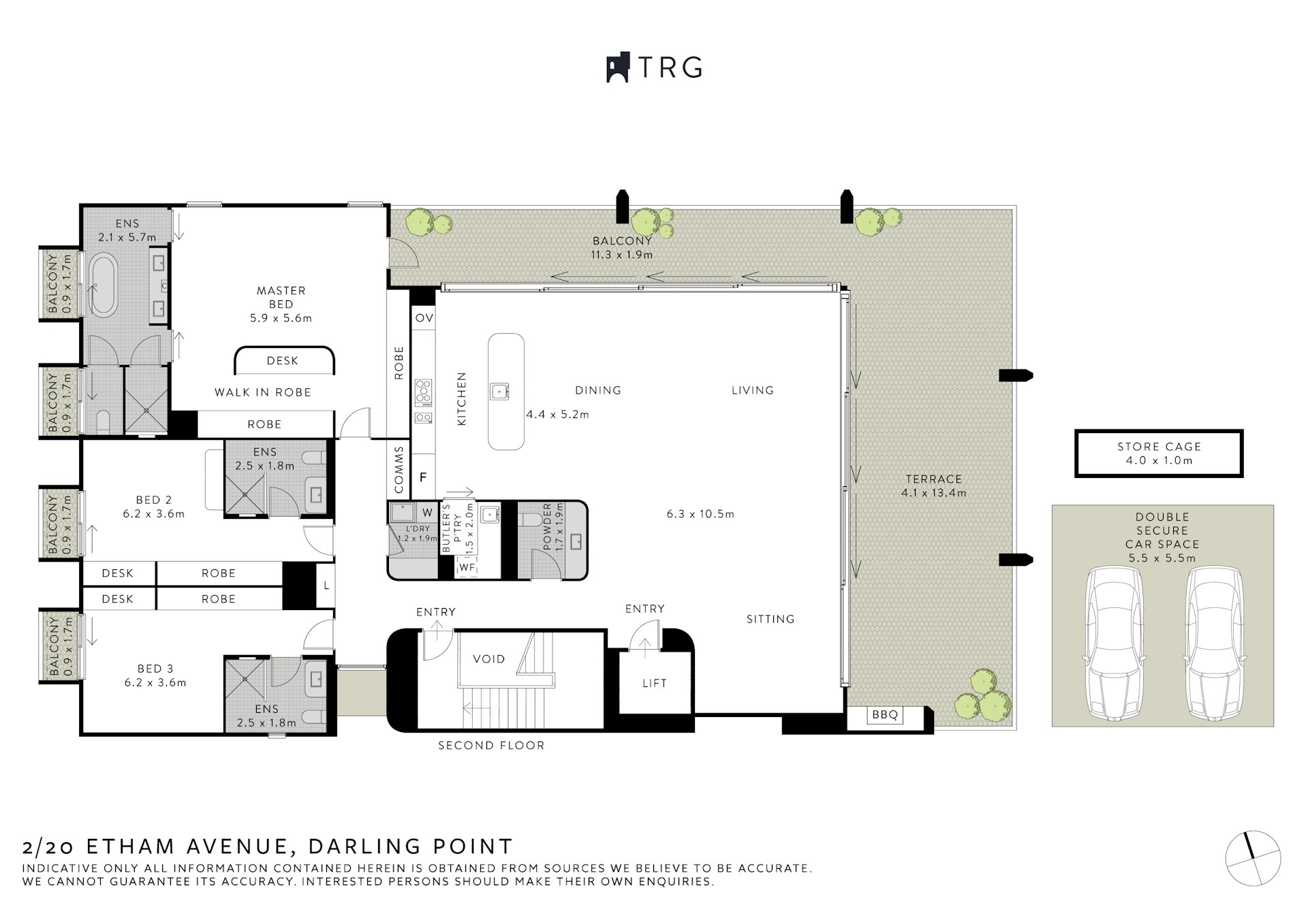2/20 Etham Avenue, Darling Point NSW