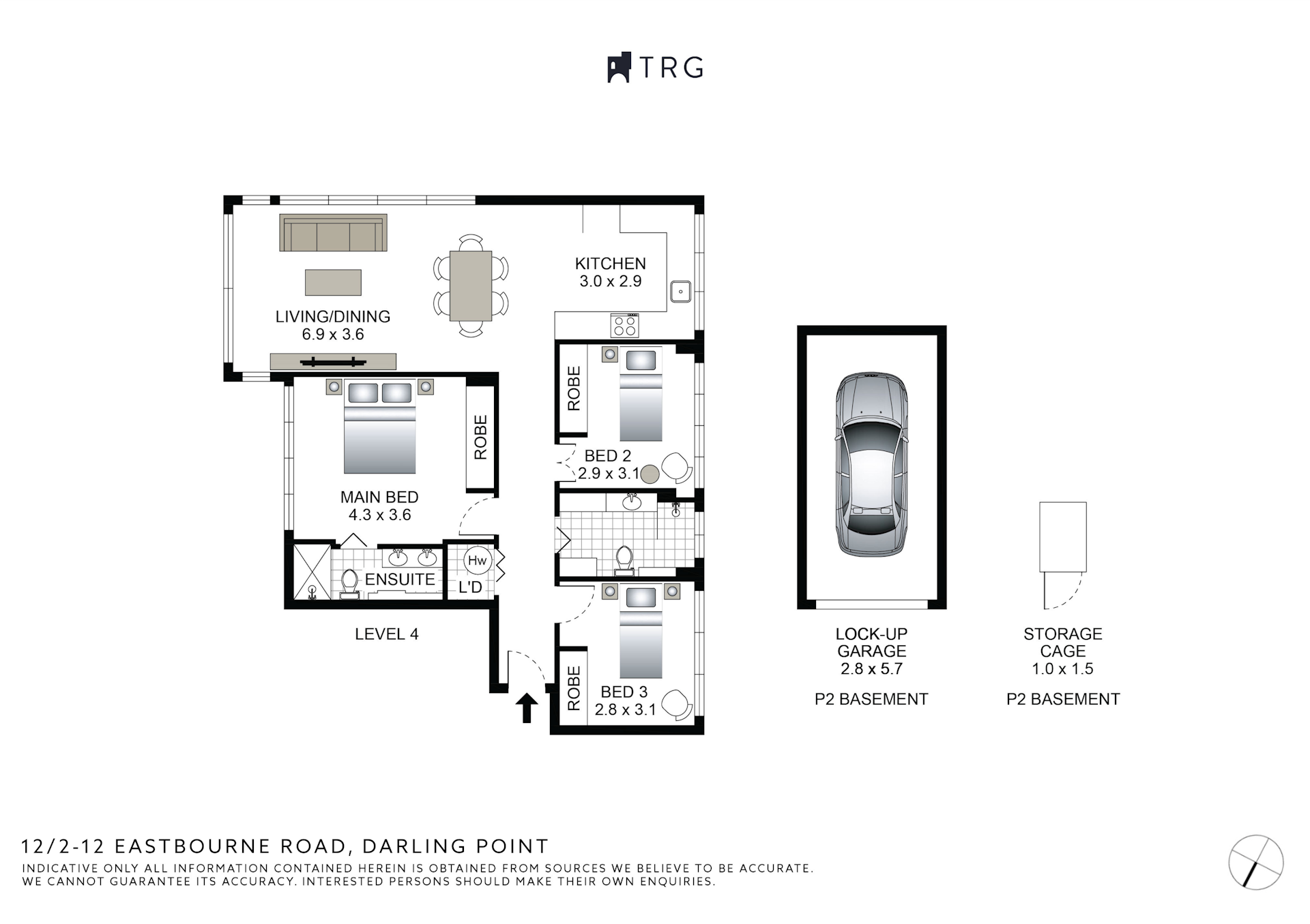12/2-12 Eastbourne Road, Darling Point NSW