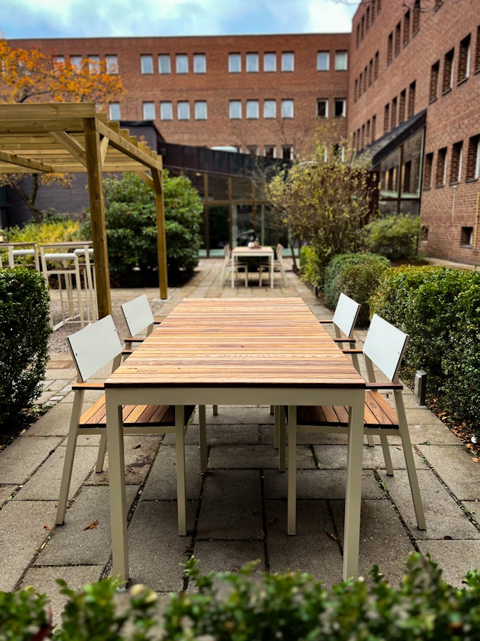 werket innegård möblering utekontor soma