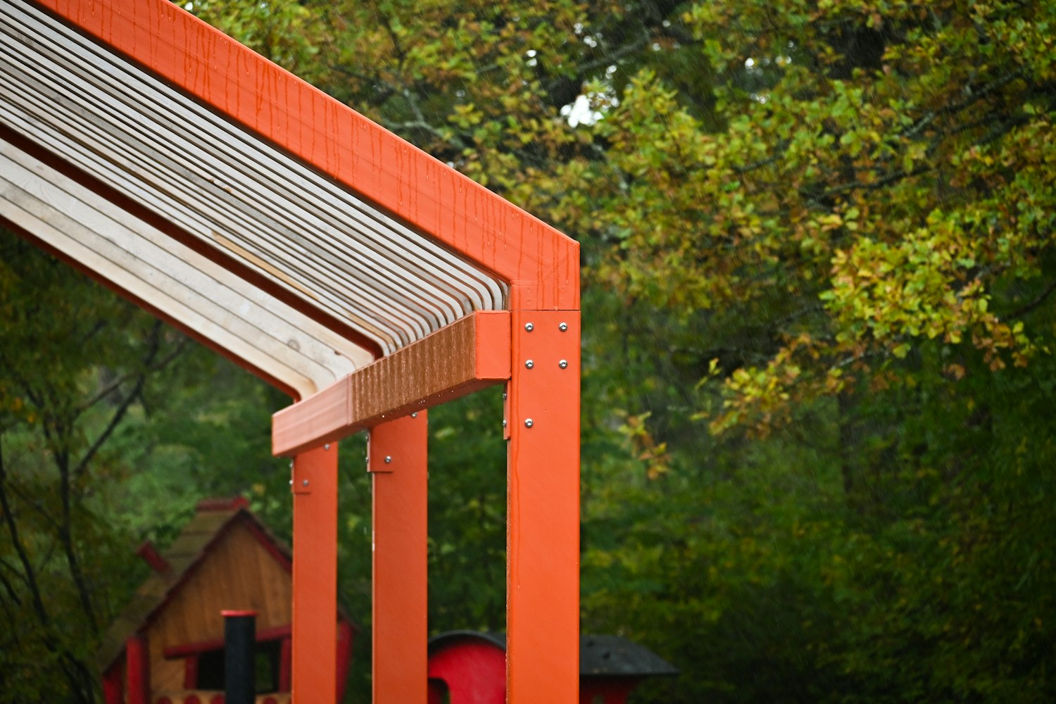 pergola väderskydd lekplats lekpark soma