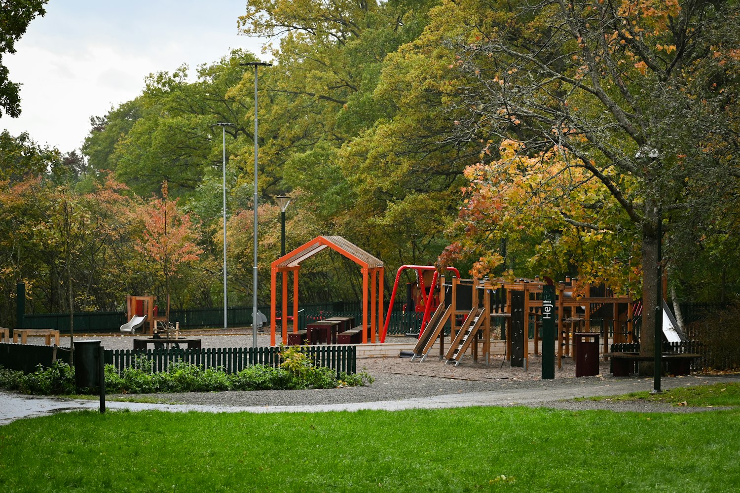 pergola väderskydd lekplats lekpark soma