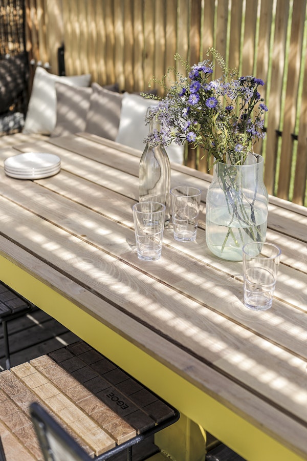 Leva utekök pergola