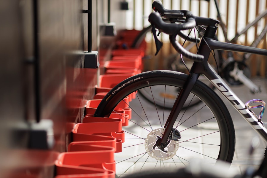 Leva cykelhus cykeltak