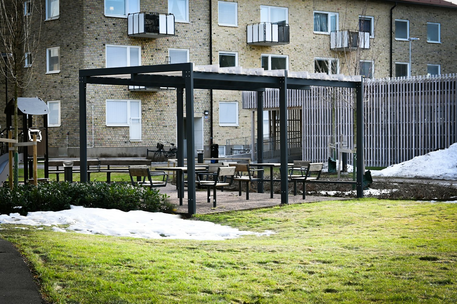 Pergola bostadsgård soma