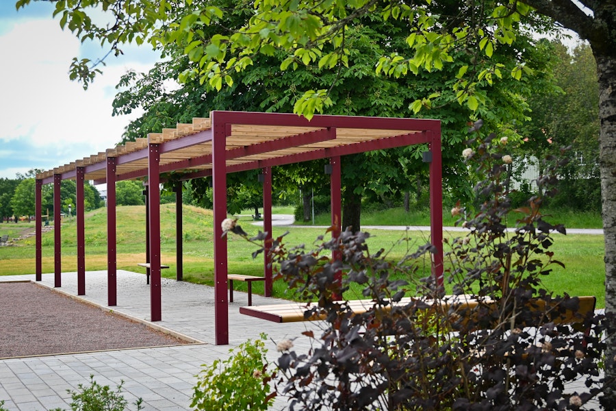 Våraskruv pergola