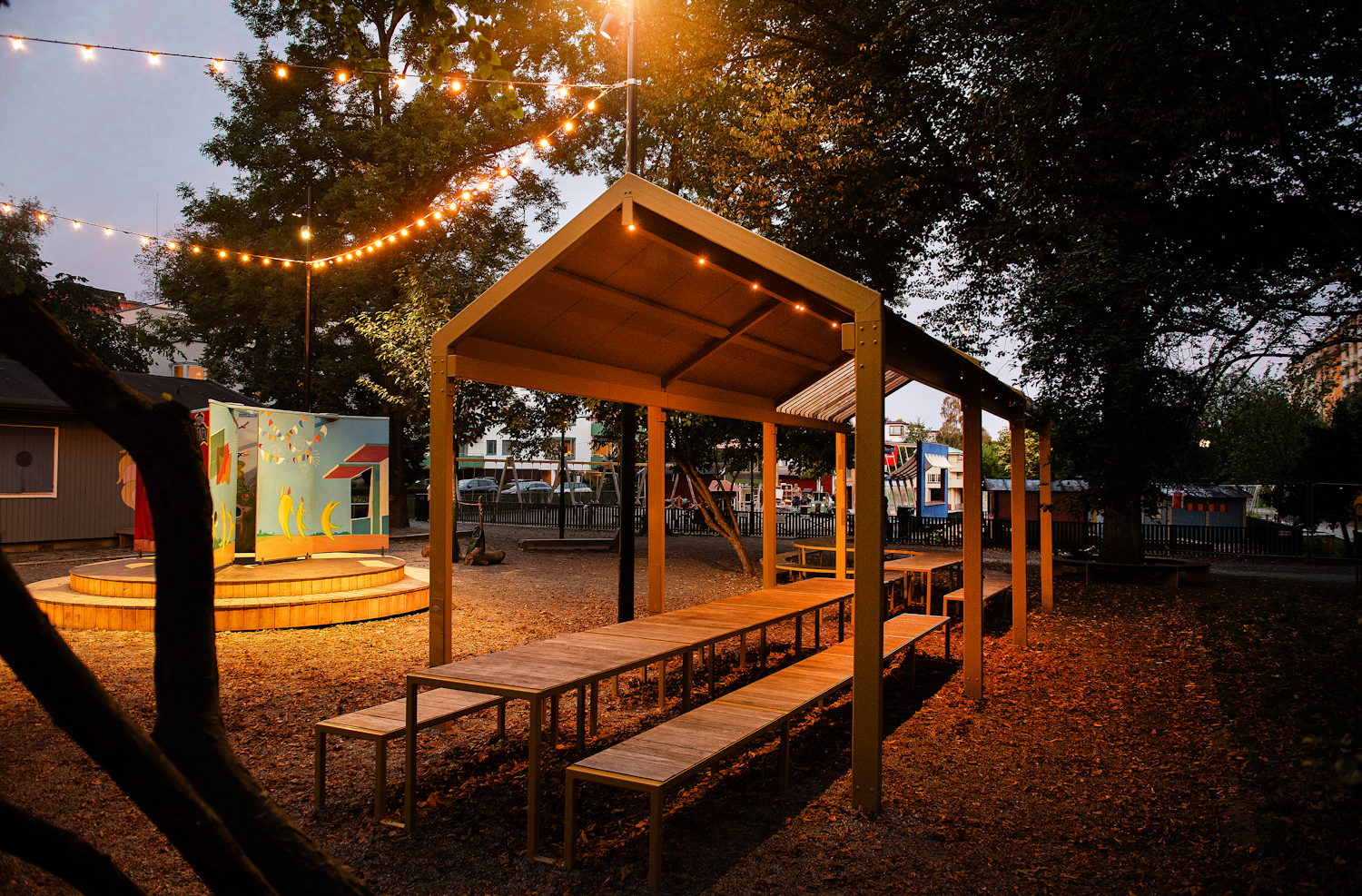 Pergola varskruv, tessinparken