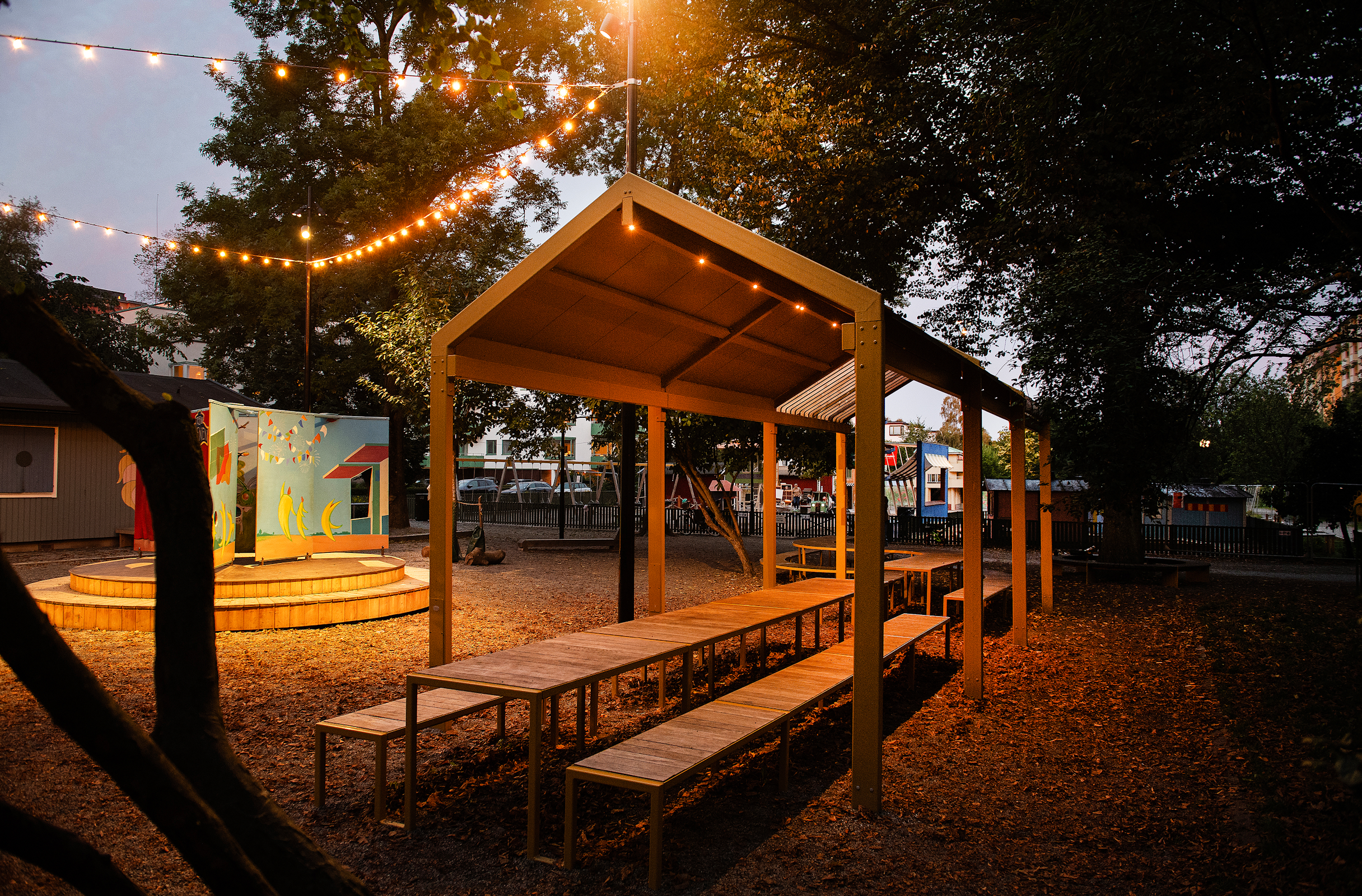Pergola varskruv, tessinparken