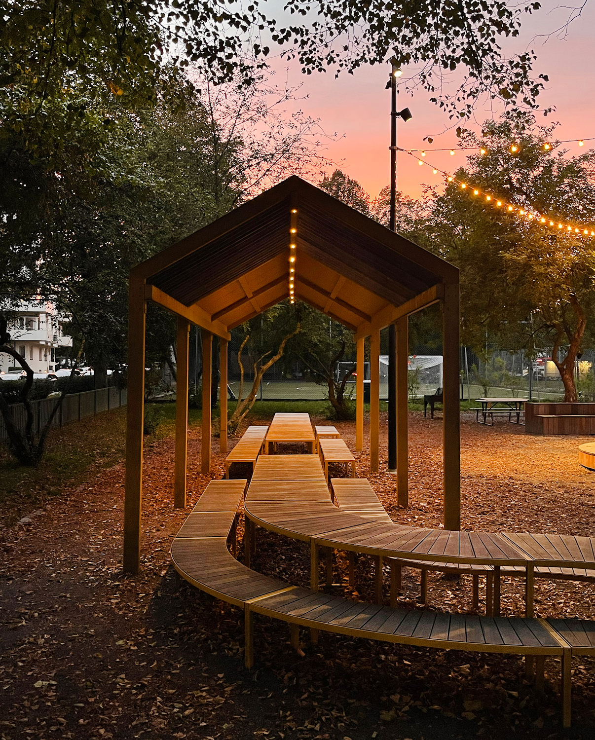 Pergola varskruv, tessinparken