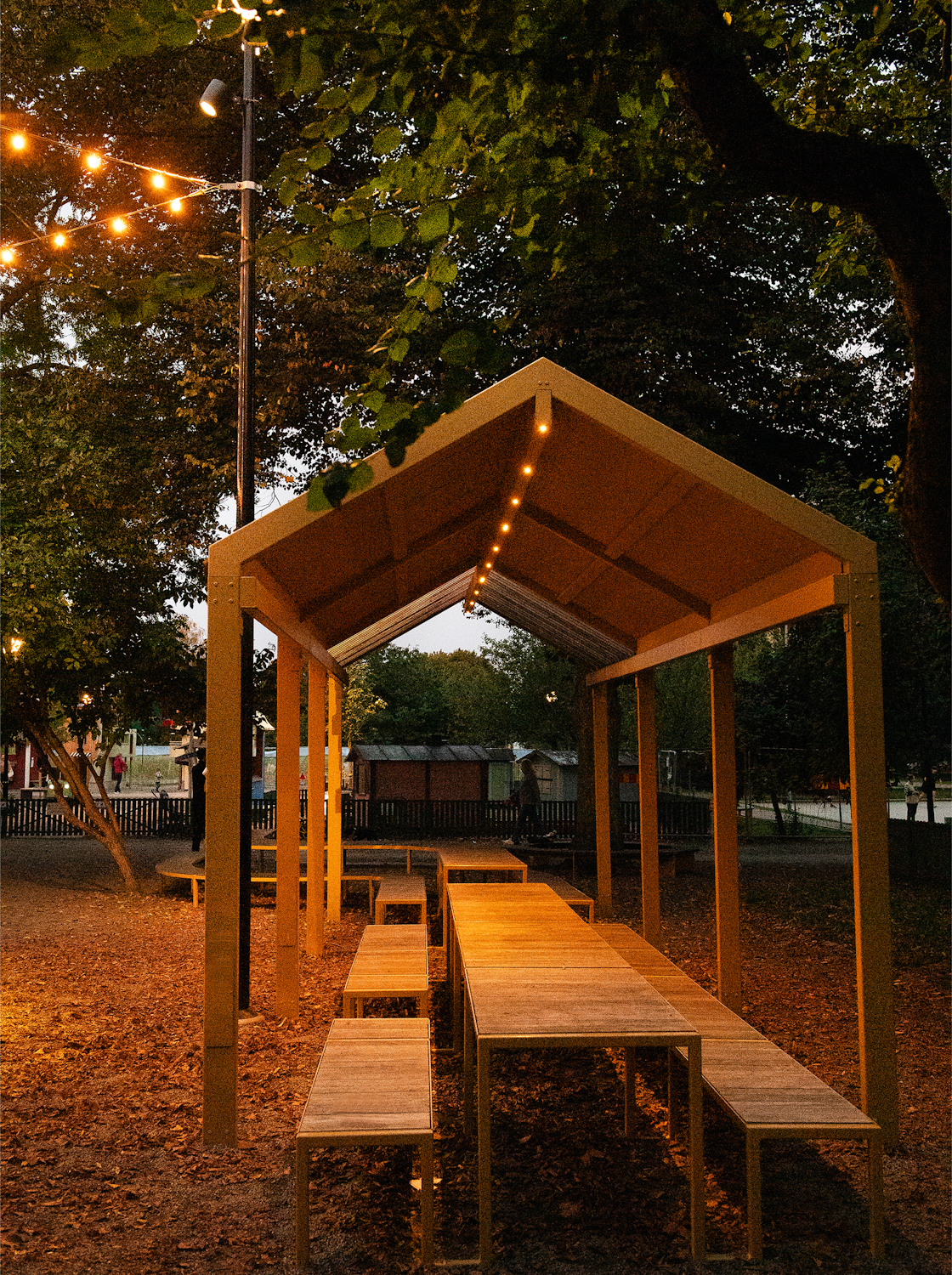 Pergola varskruv, tessinparken