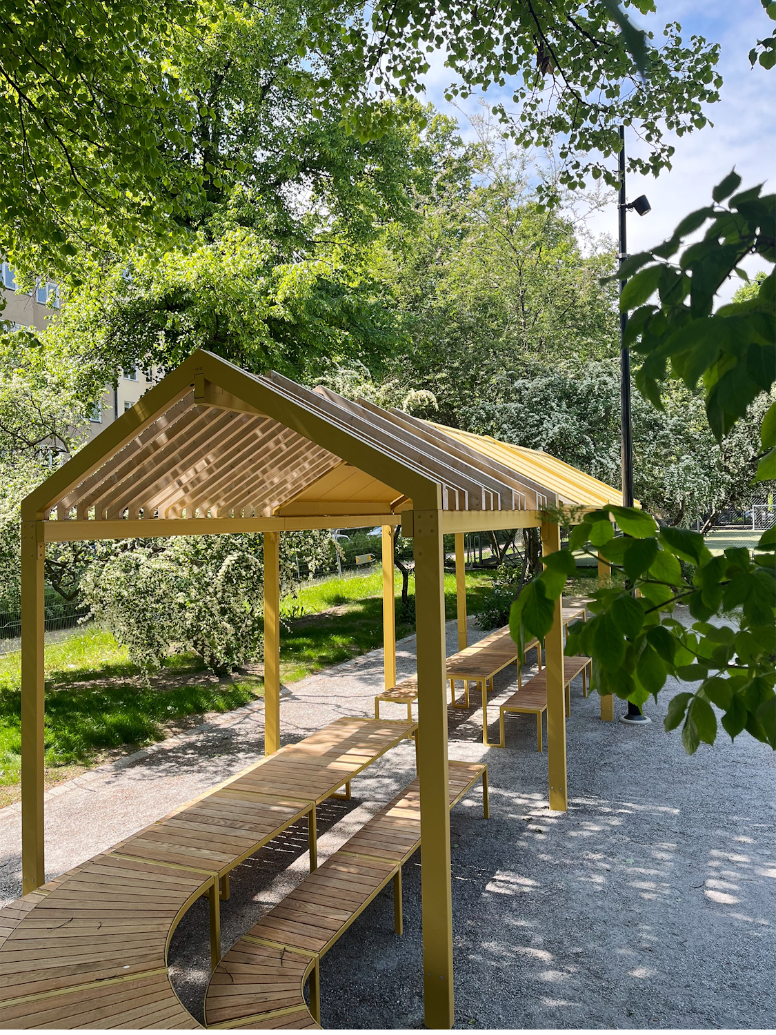 Pergola varskruv, tessinparken