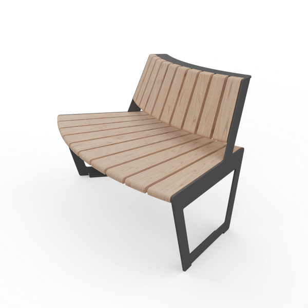 Barka Four Svängd Soffa