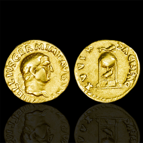 Vitellius (AD 69) AV Aureus, Rome, 7.19g.