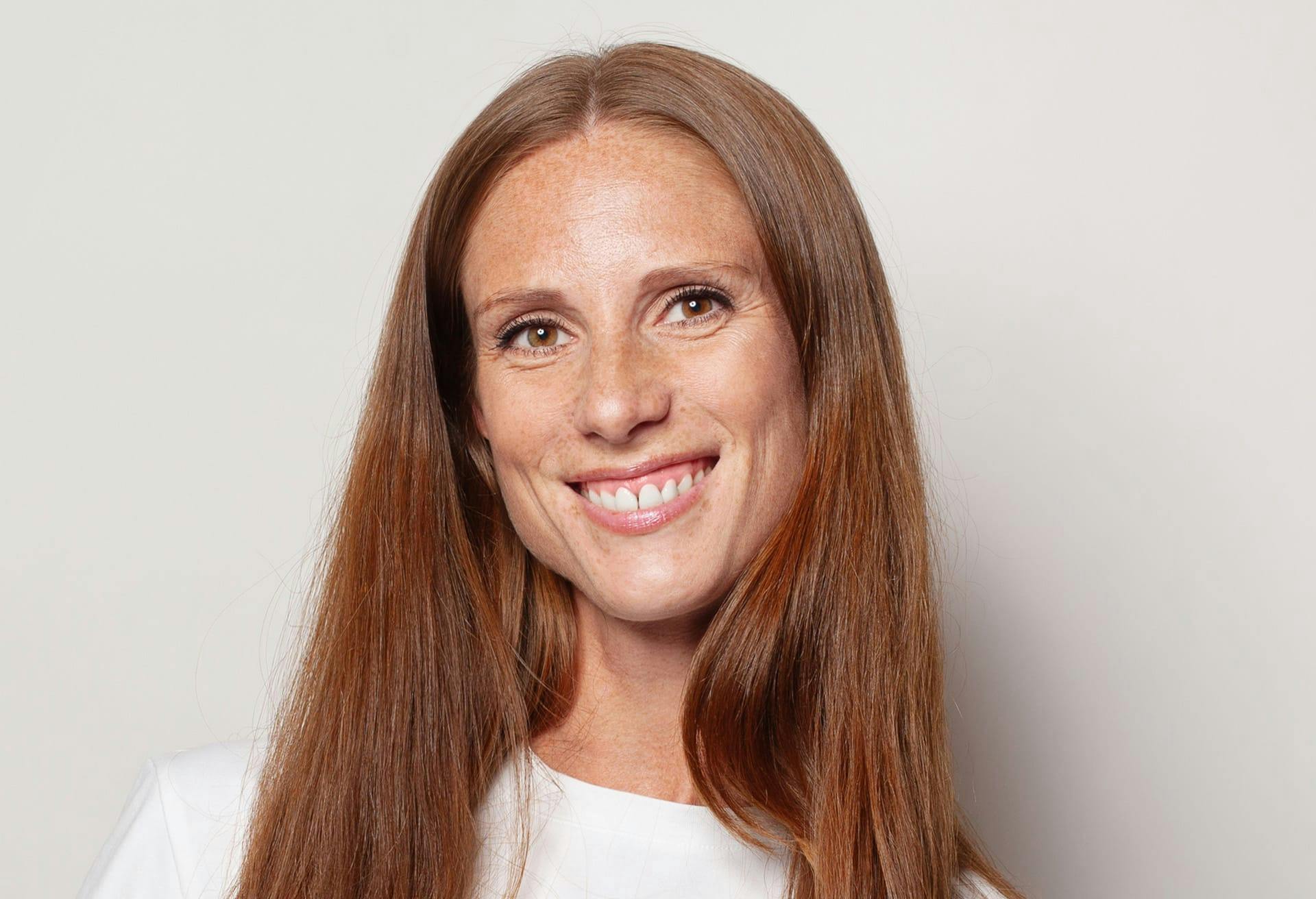 woman smiling