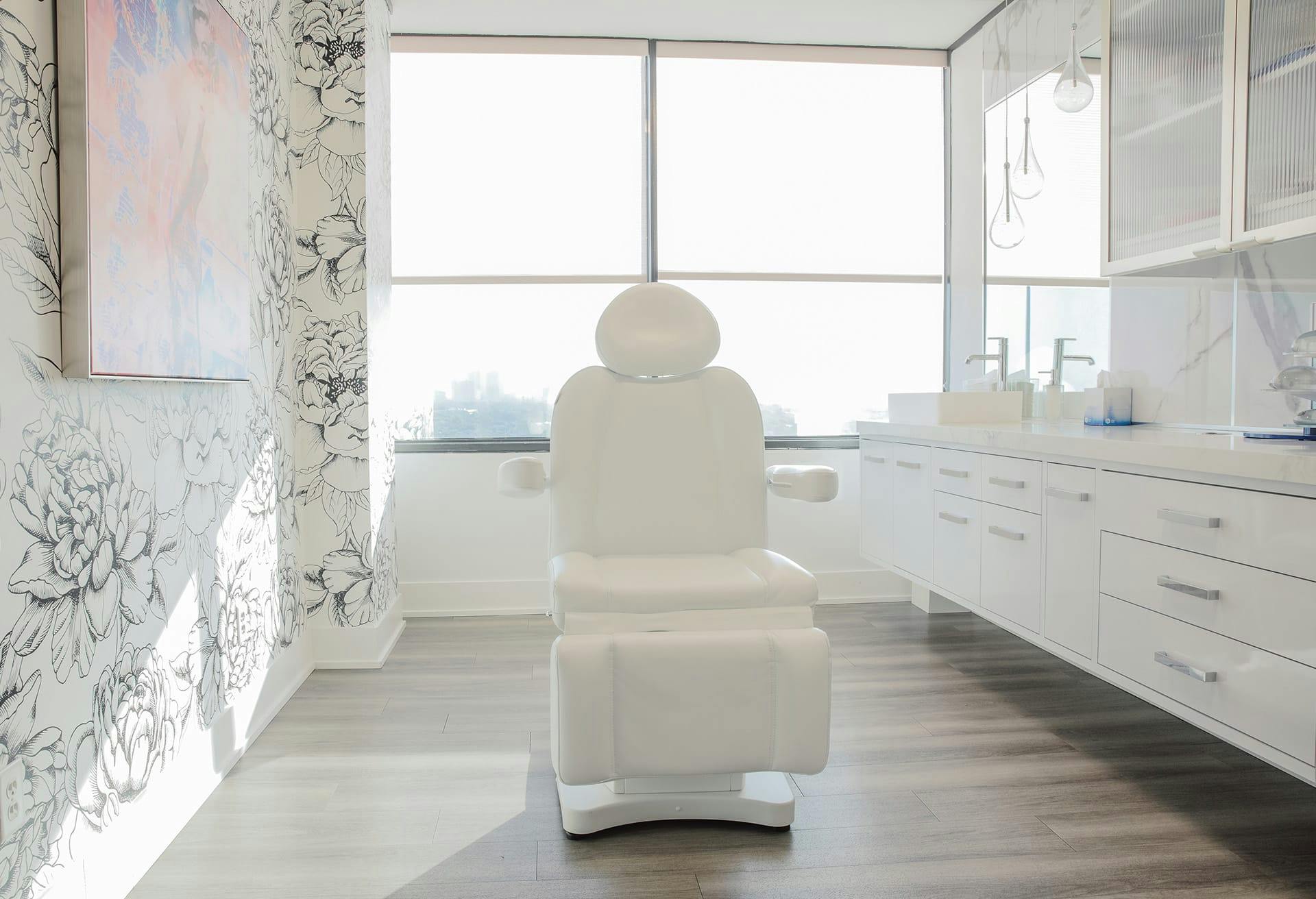 clean, white, procedure room