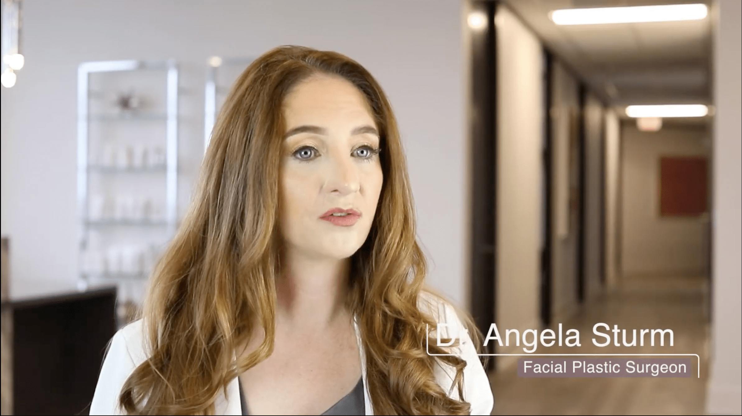 dr angela sturm looking away from camera