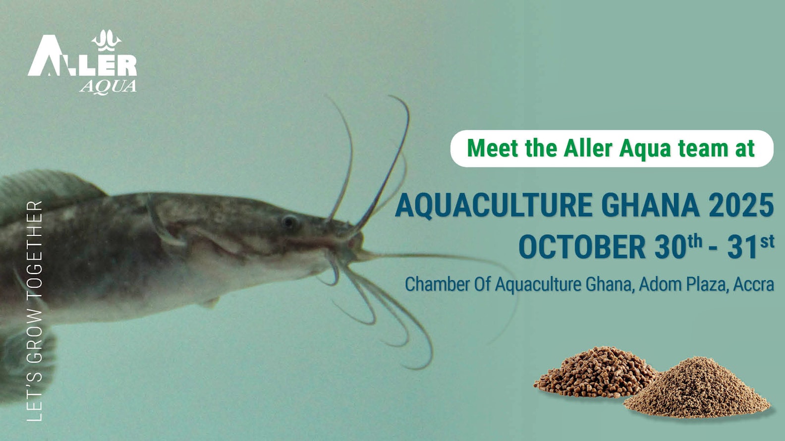 Meet Aller Aqua team in Accra at the AQUACULTURE GHANA 2025 event