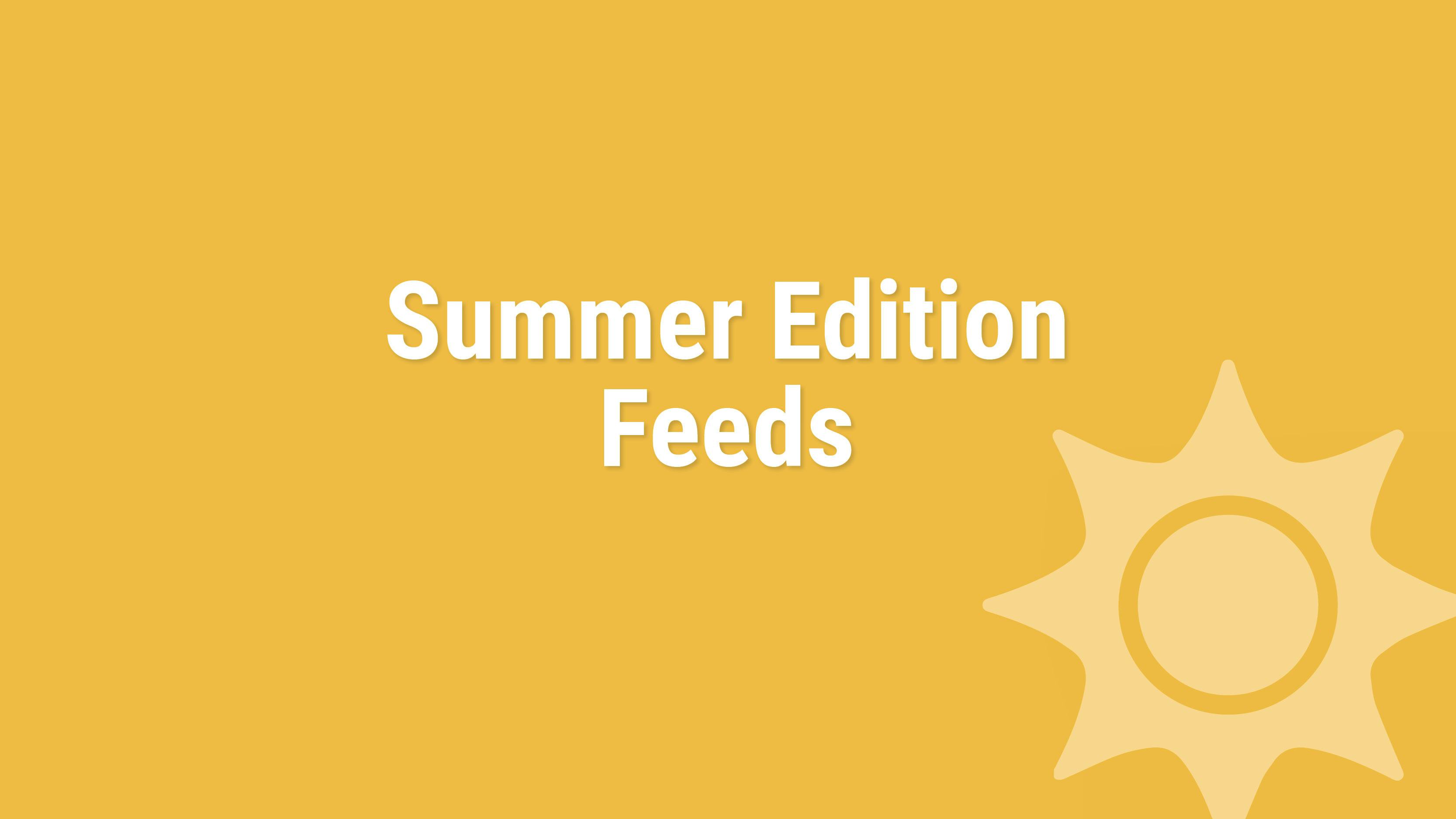 Aller Aqua Summer Edition Feeds - part of the TAF concept - Feed for every season