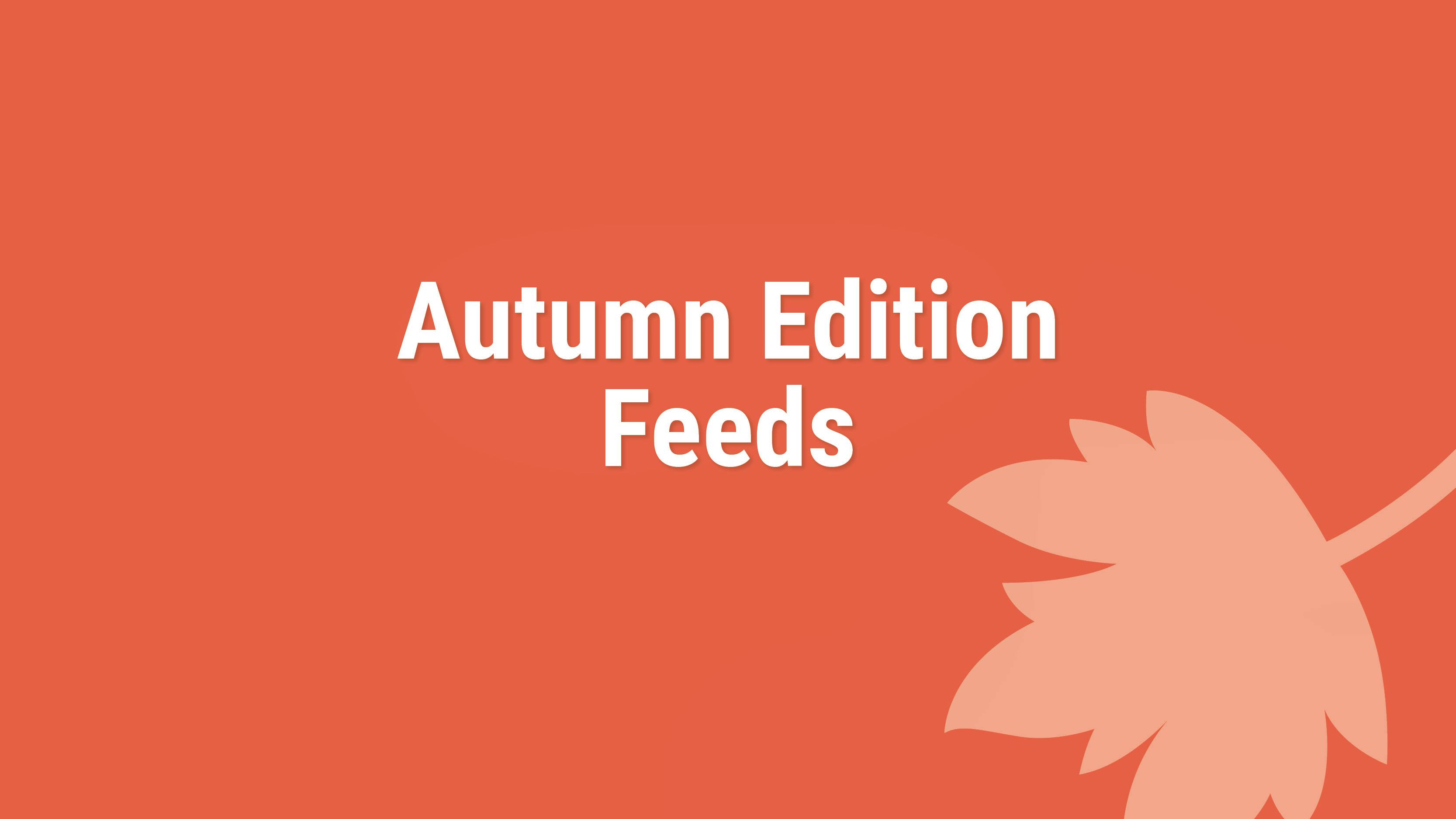 Aller Aqua Autumn Edition Feeds are part of our Temperature Adapted Feeds concept.