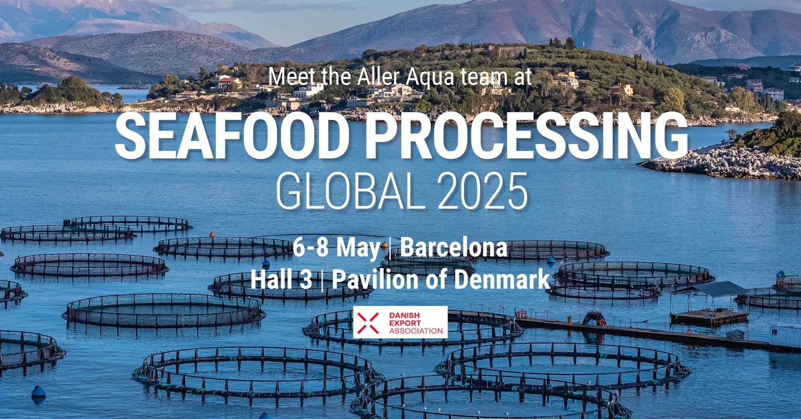 Meet the Aller Aqua team at Seafood Processing Global 2025_Barcelona_Pavilion of Denmark