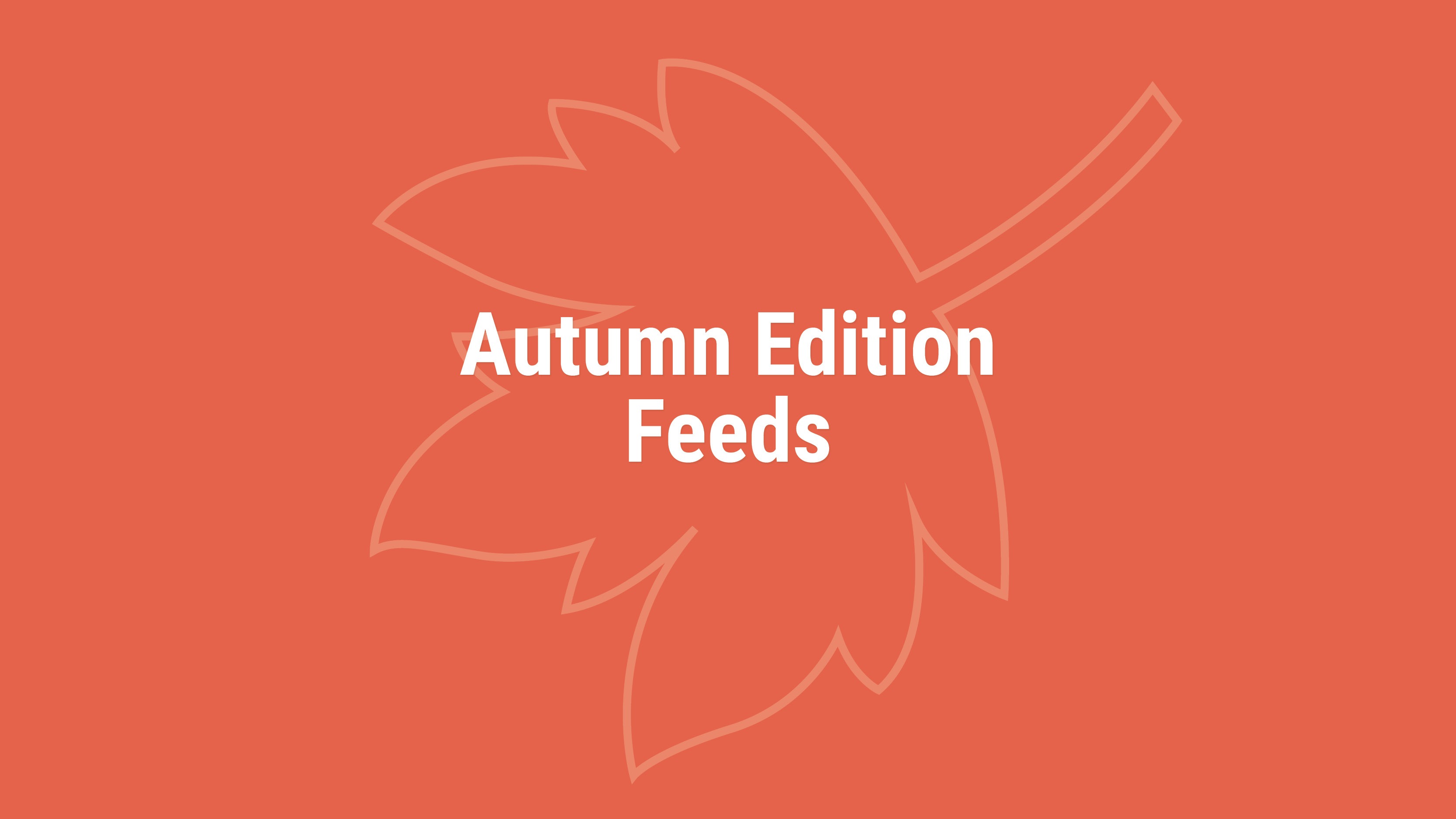 Aller Aqua Autumn Edition Feeds are part of our Temperature Adapted Feeds concept.