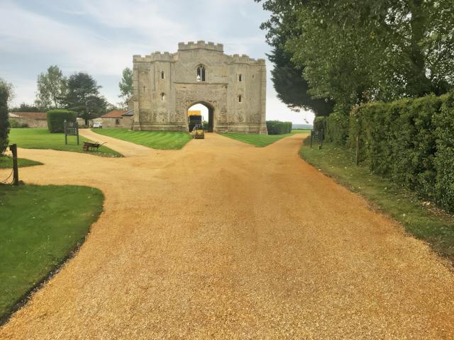 Tar & Chip Resurfaced Estate Road in Suffolk