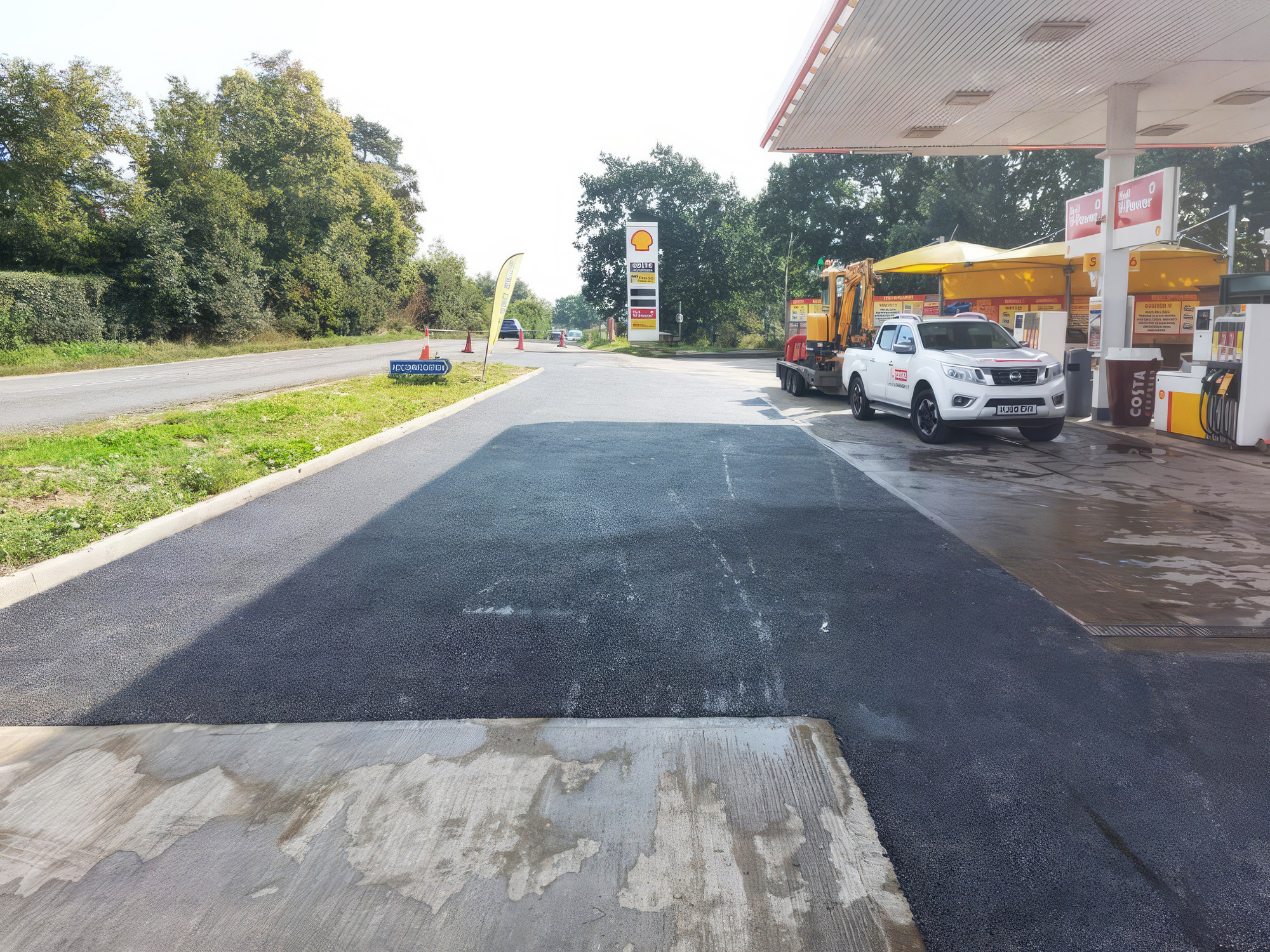 Tarmac Garage Forecourt
