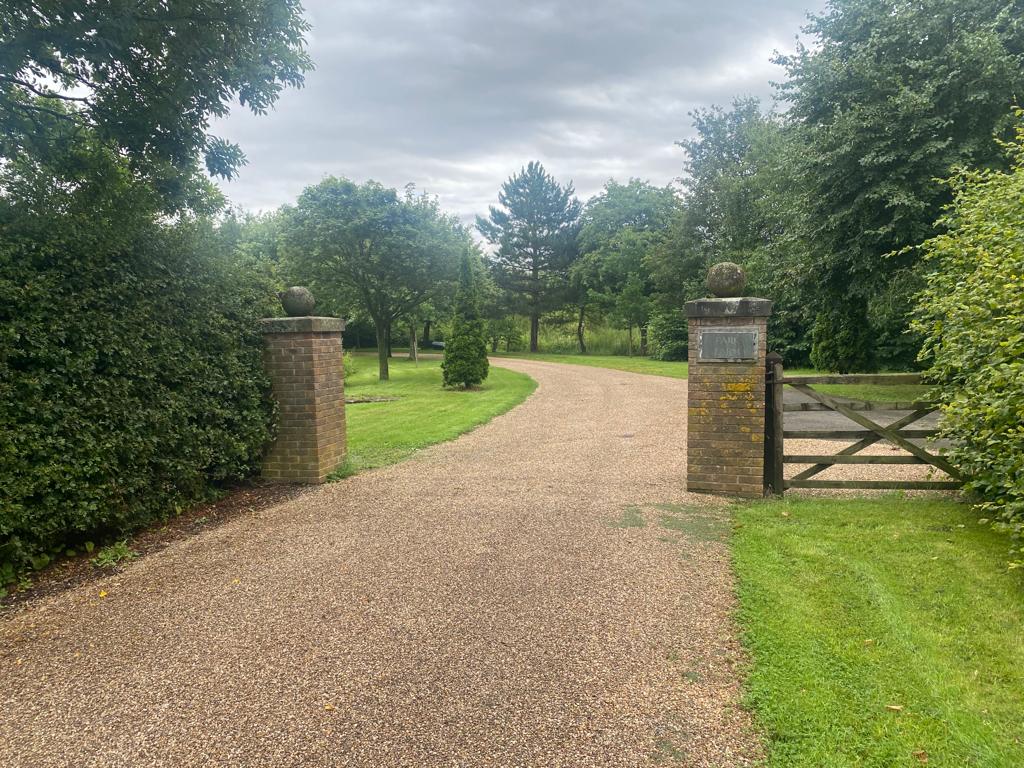 Surface-Dressed Farm Driveway